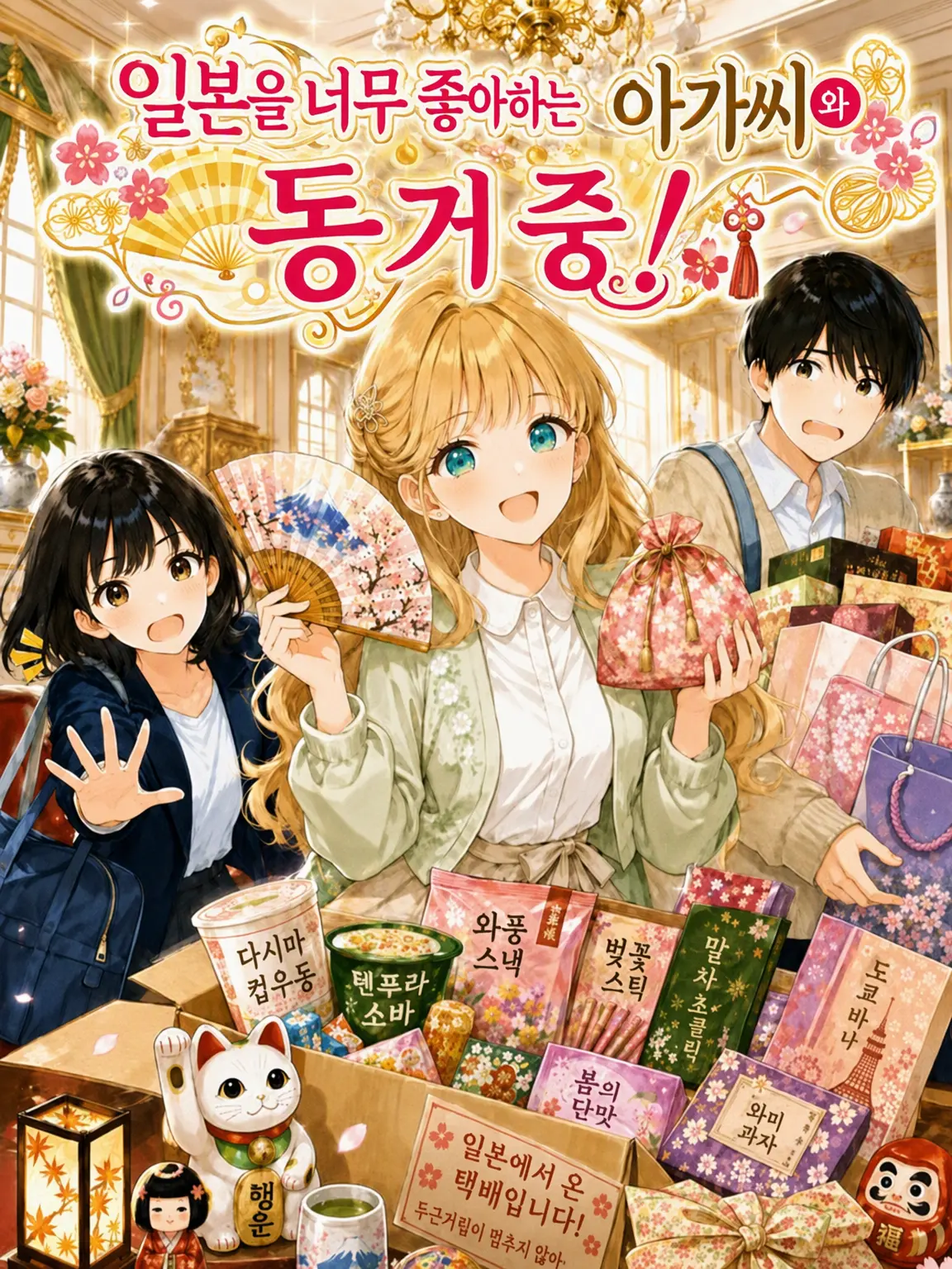 Wagashiman115의 일본을 사랑하는 영애와 동거 중!