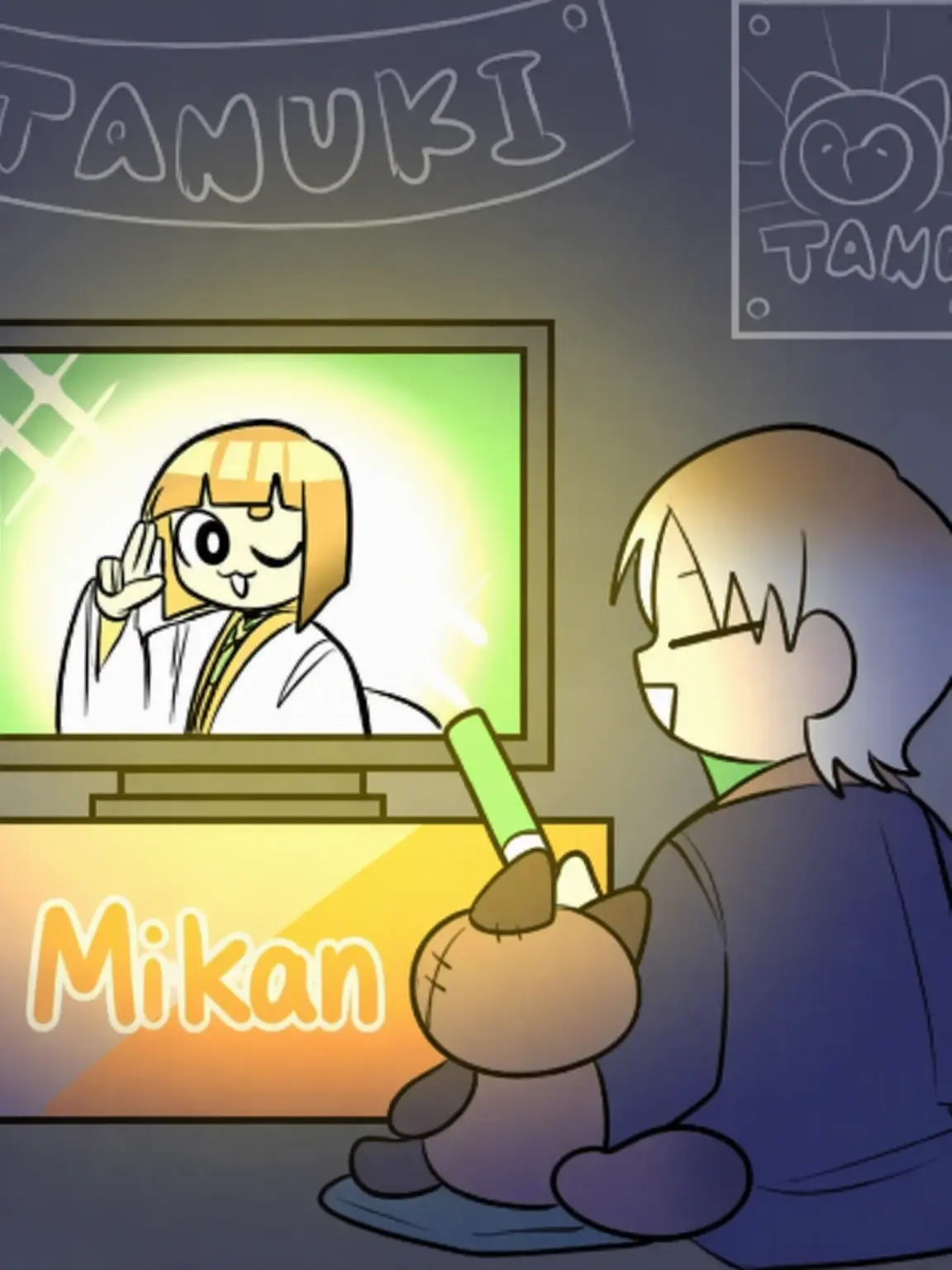 sakusakupandaumai의 Ghosts and the Monk