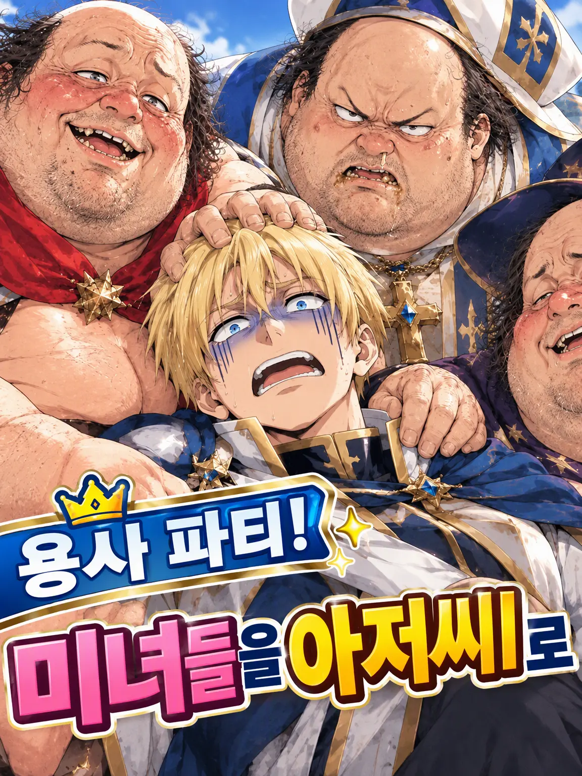 FierceSnore3461의 용사 파티! 여자들을 아저씨로 만들어 보았다