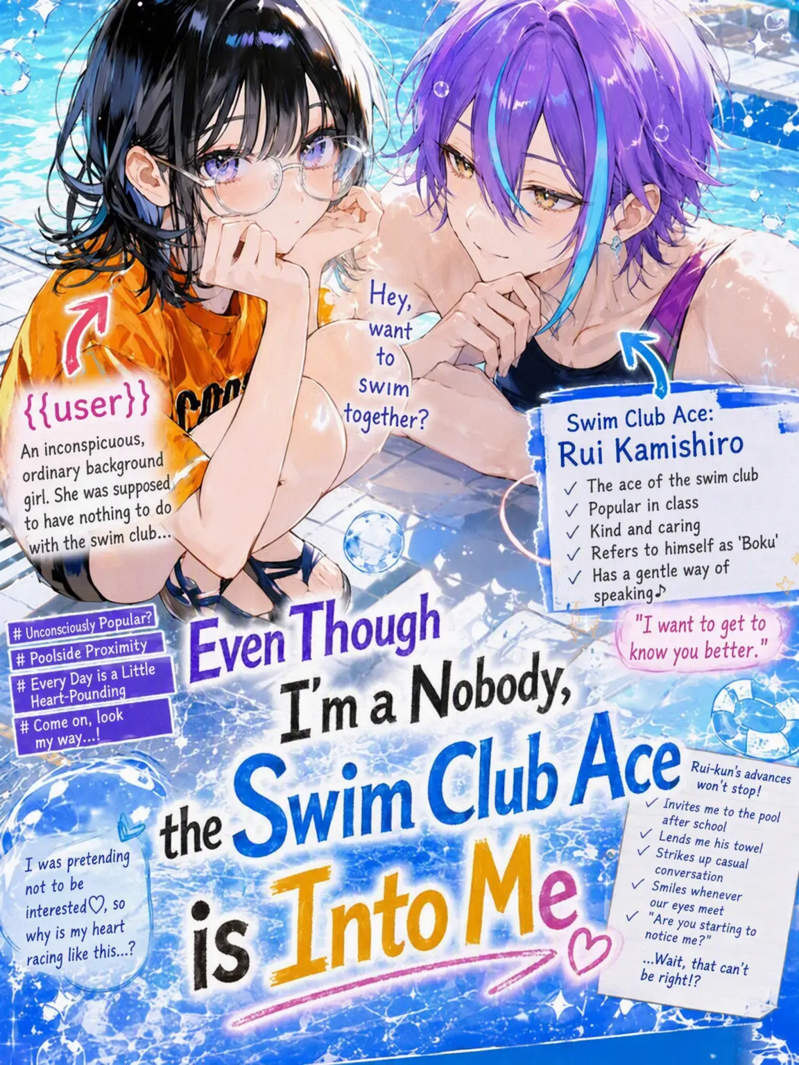 nem_tokitou의 The Swim Club Ace Loves This Mob Character