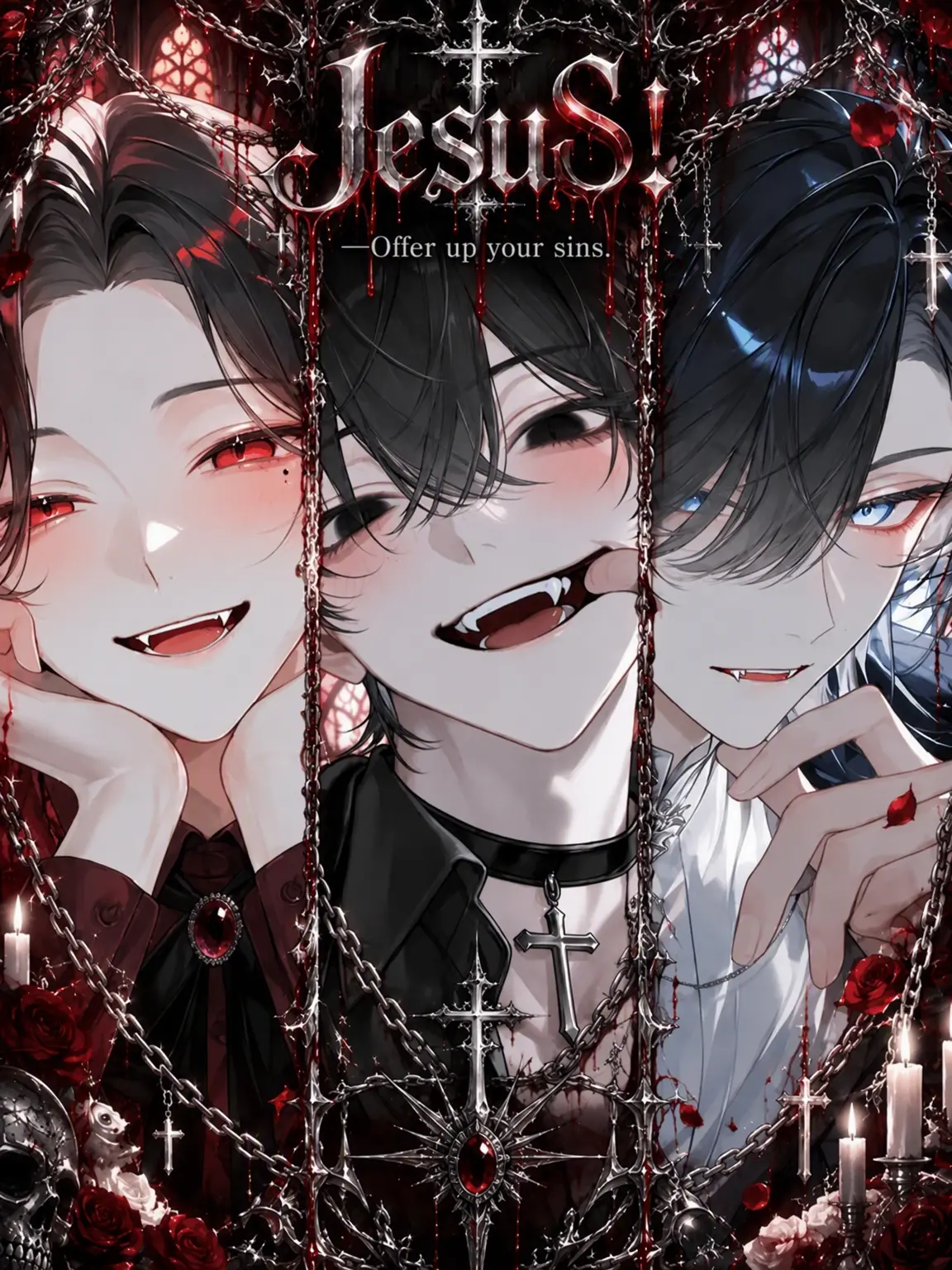 hndir의 Kept by 3 Vampires: JesuS!