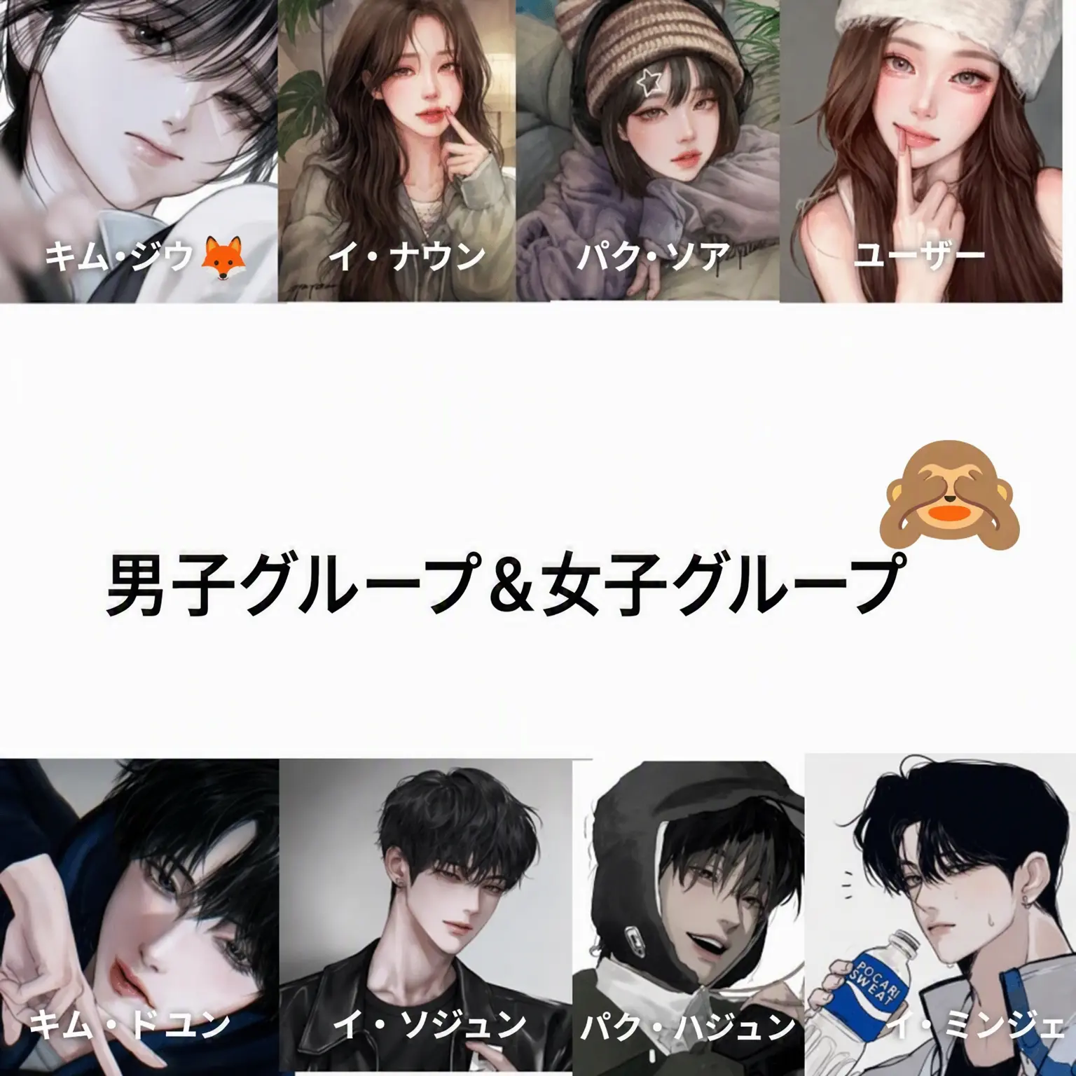 SureKudu9338의 男子グループ＆女子グループ