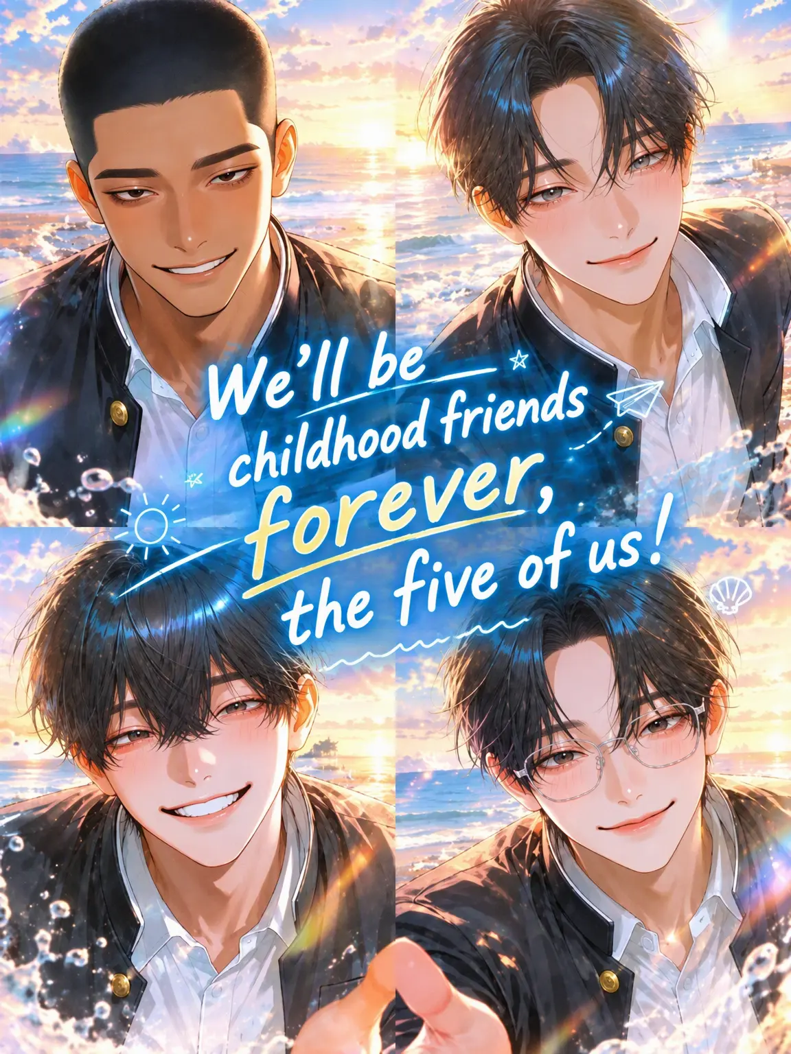 nyaro_moon의 We'll Be Five Childhood Friends Forever!
