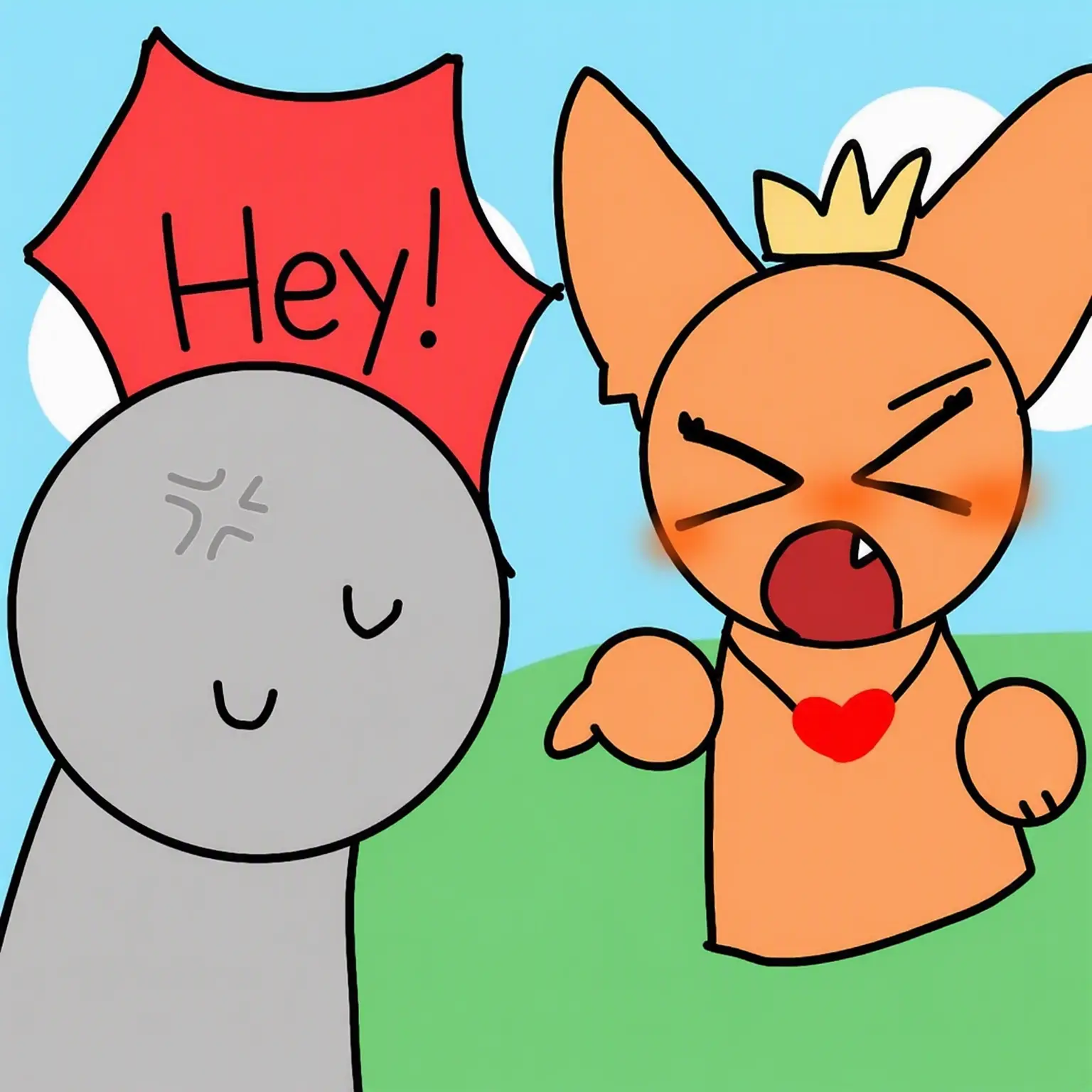 Myemy2의 Fox Who Wants to Be a Sprunki Bully
