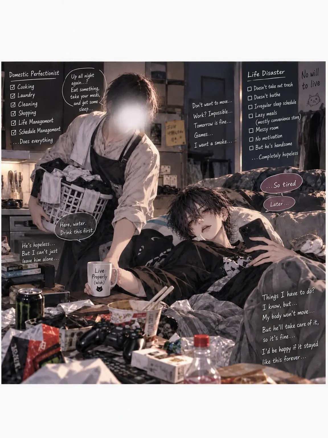 GentleChalk8637의 Domesticity ⚡ Perfect x Disaster