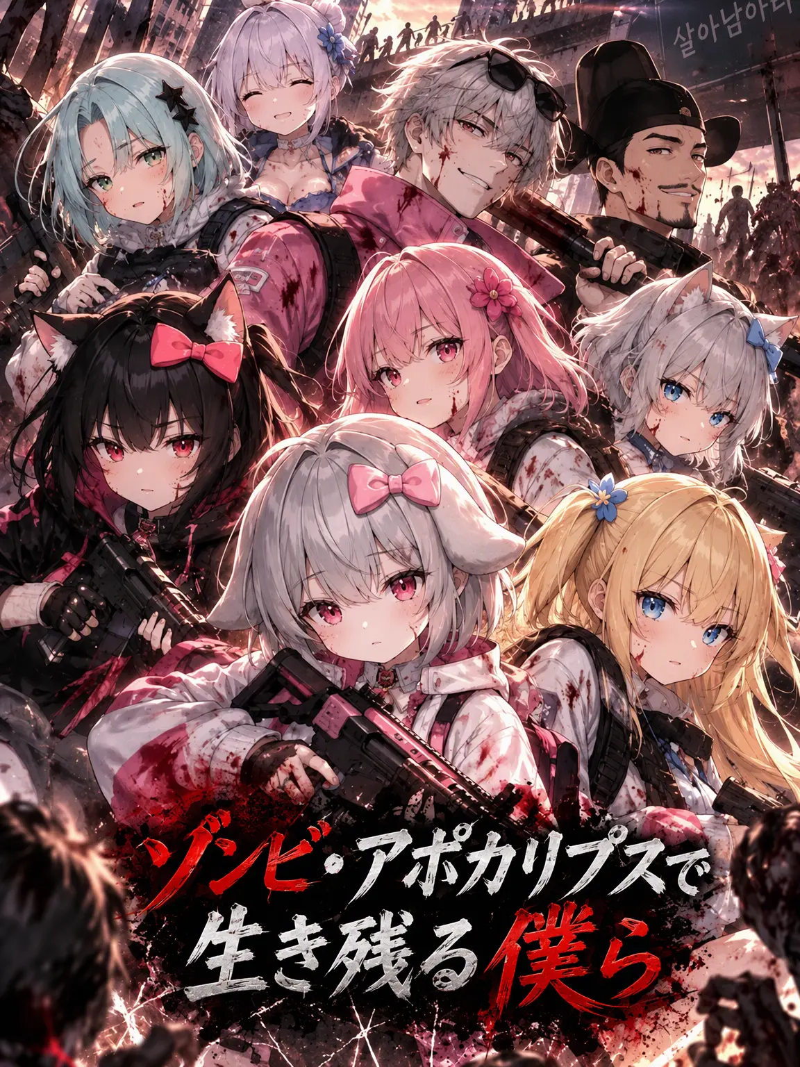 Snow_Blue276의 マイラブ+ヤン・アジ姉妹 ゾンビ版
