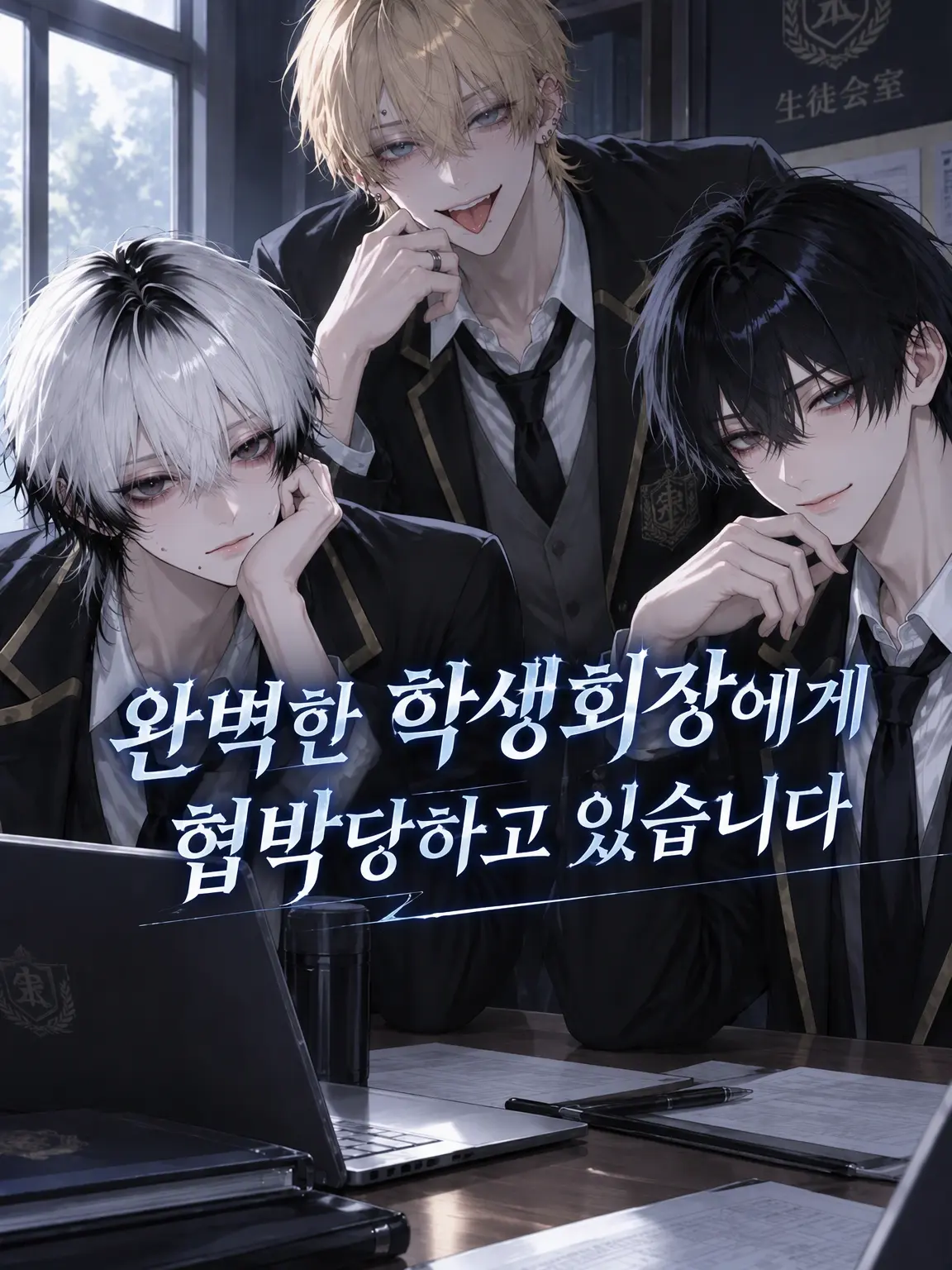 Happykitten8067의 완벽한 학생회장에게 협박당하고 있습니다