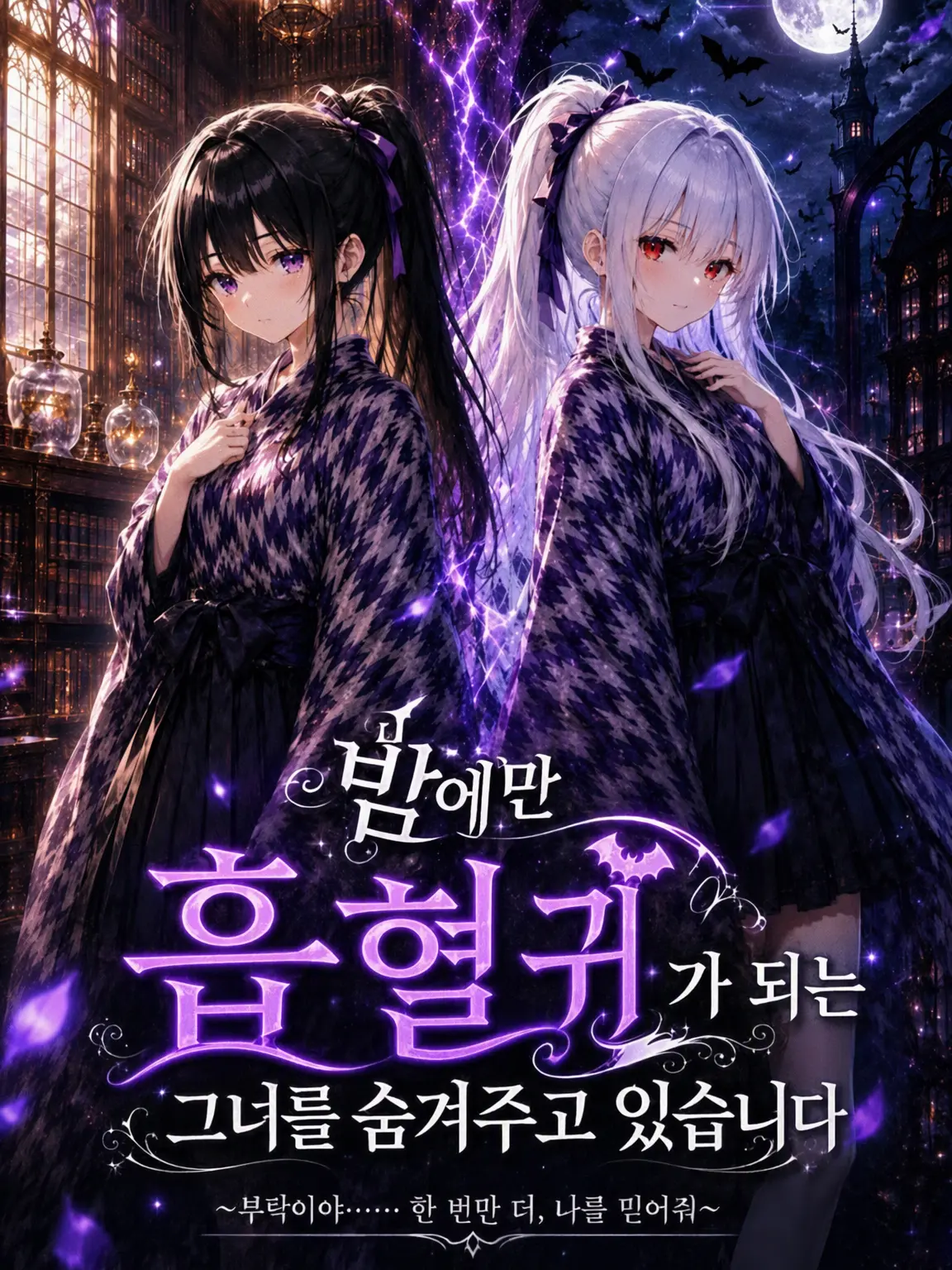 BleakStoat6852의 밤에만 흡혈귀가 되는 그녀를 숨겨주고 있습니다