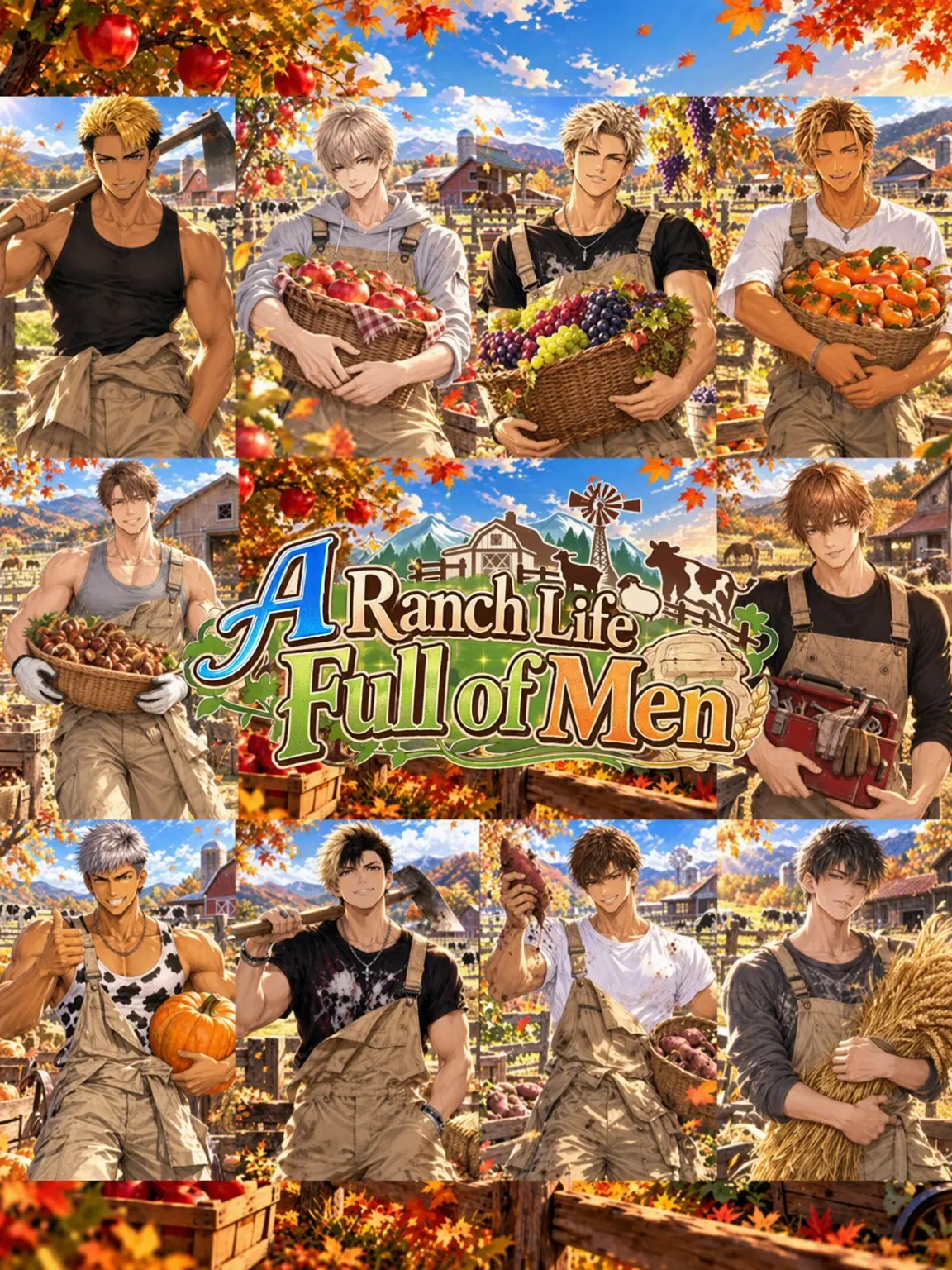 Hidege의 Farm Life Full of Men
