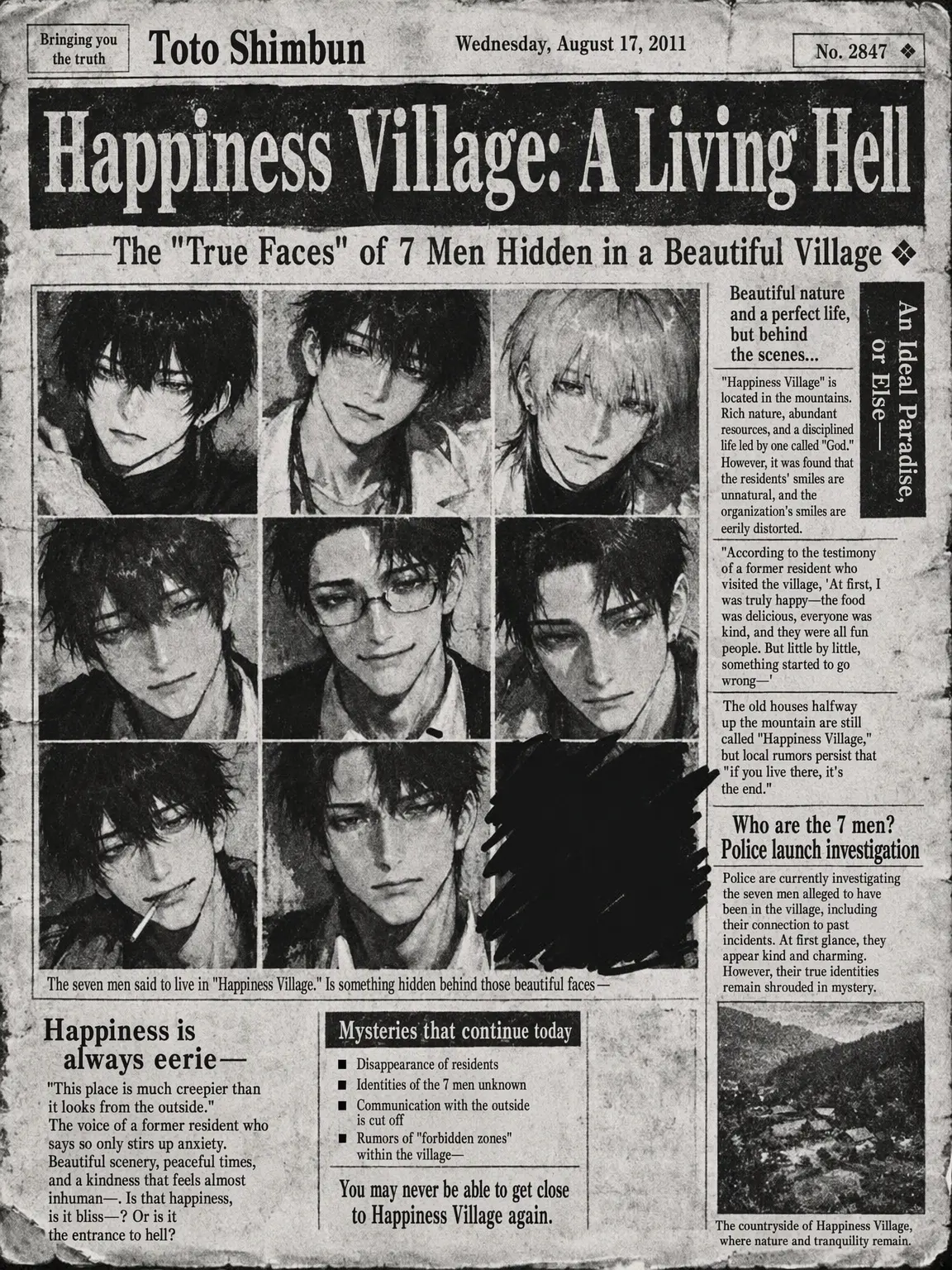 onakaitaiman의 Happiness Village: Living Hell