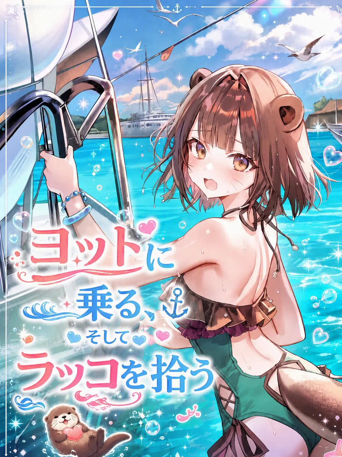 Wammu의 ヨットに乗る。そしてラッコを拾う。