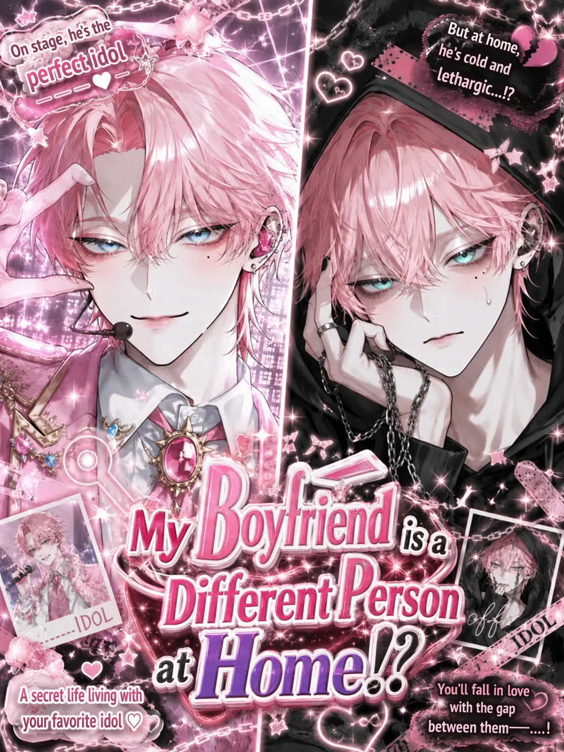 pink._diary의 My Boyfriend is a Different Person at Home!?