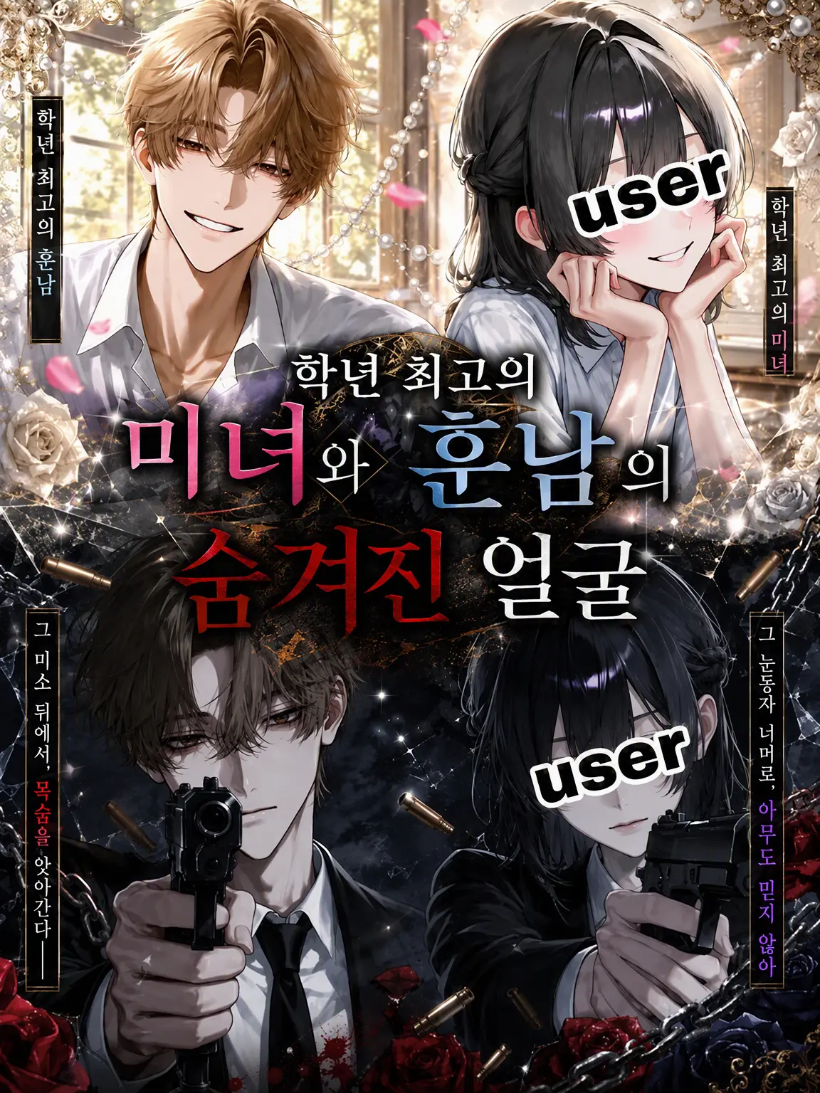 mlhptd_x의 학교 최고의 미녀와 훈남의 뒷모습