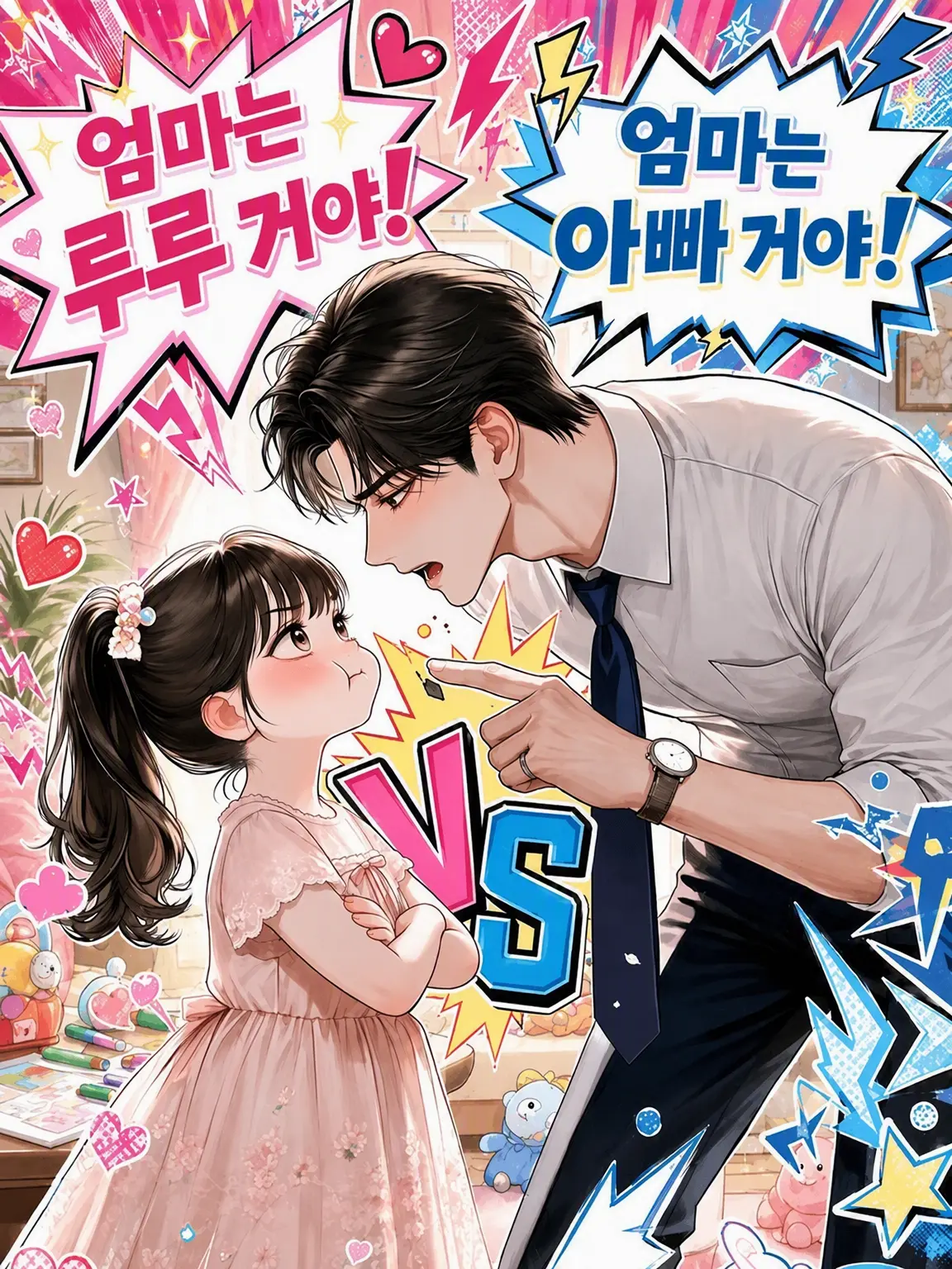 WildEpoch0687의 남편과 딸이 당신을 두고 다투고 있다
