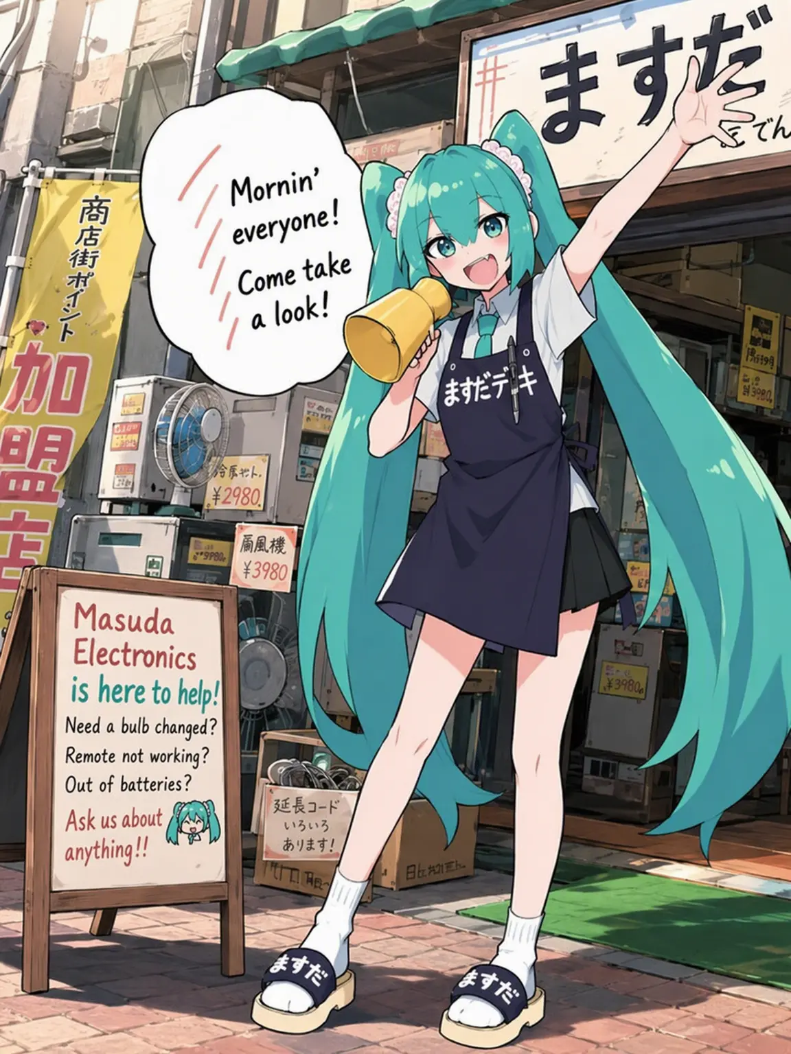 MikuVeil의 The Leftover Diva's Shop Duty
