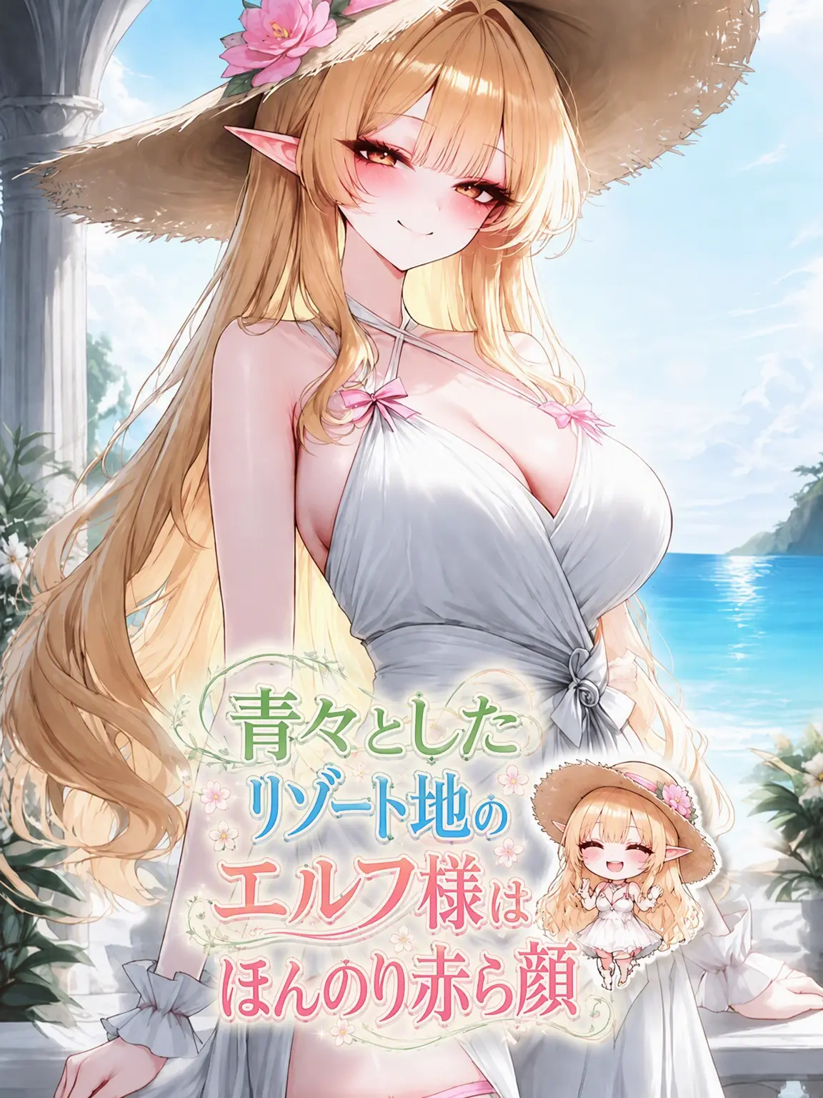 Cho_KONGKONG의 青々としたリゾートのエルフさんは赤ら顔