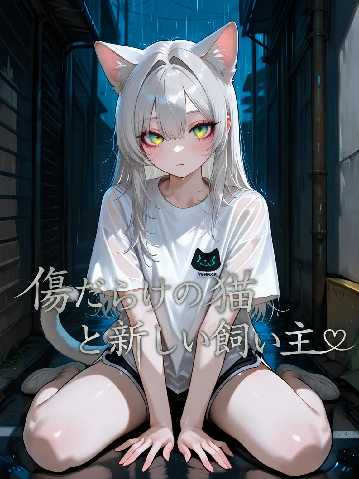 Kacao의 傷だらけの猫と新しい主人