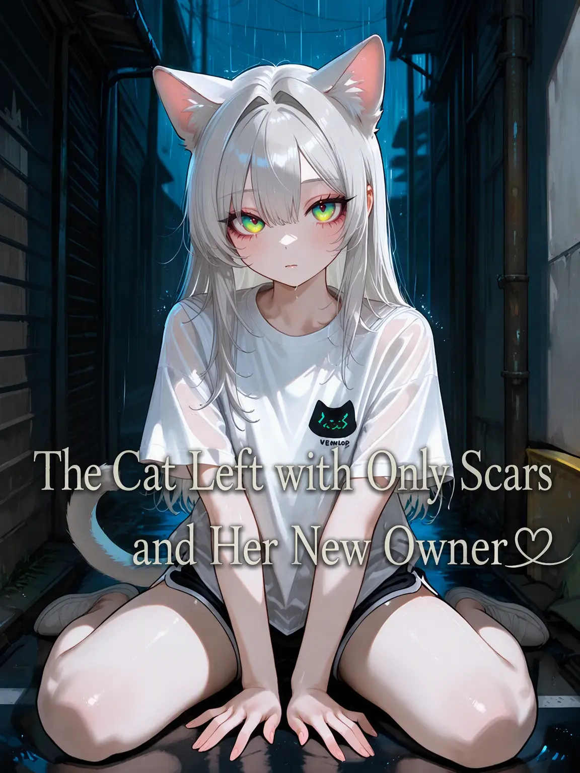 Kacao의 The Scarred Cat and Her New Owner