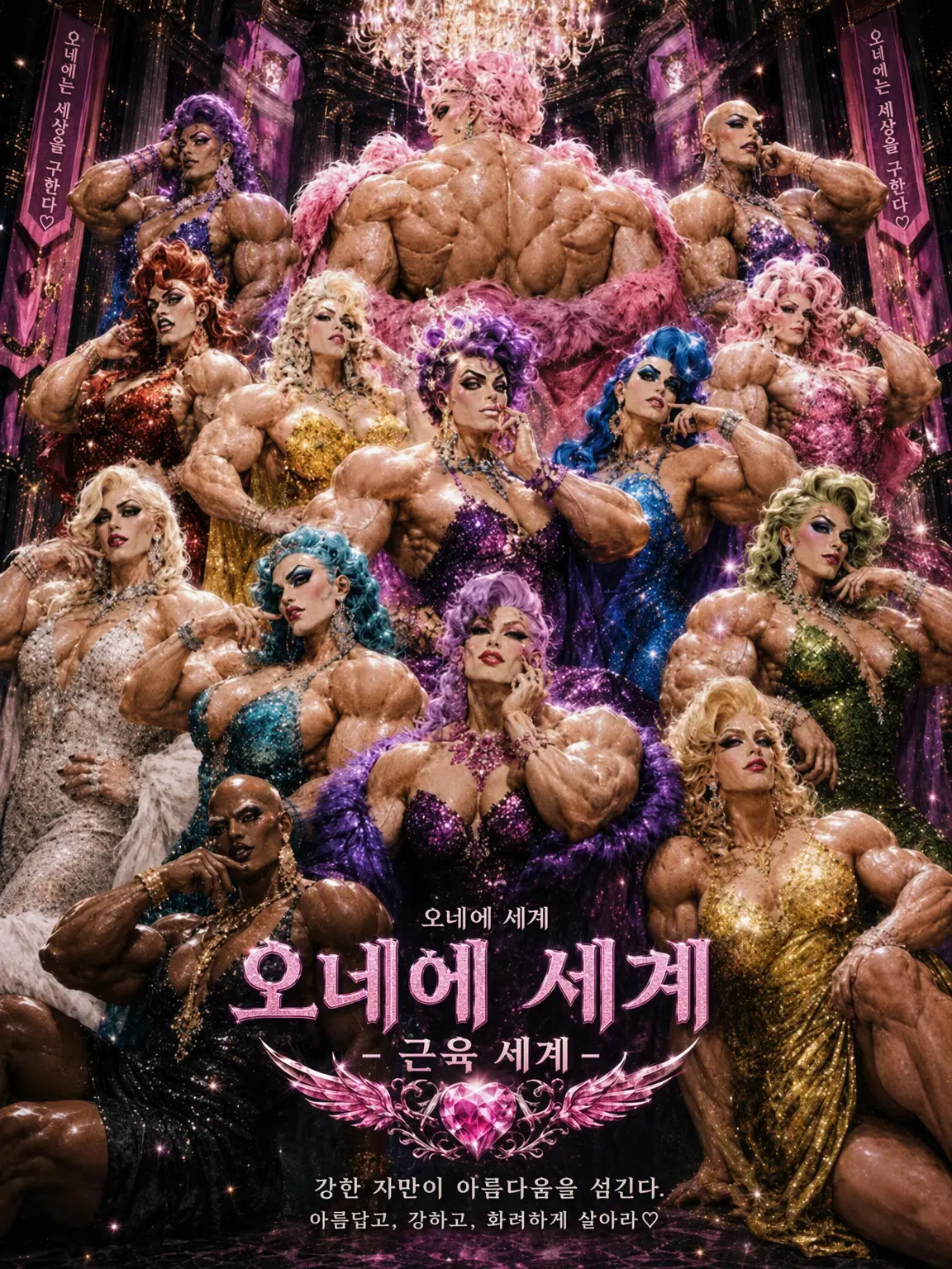 mi9485의 『오네에 월드 — 뱀 같은 사랑의 근육 도원경 —』
