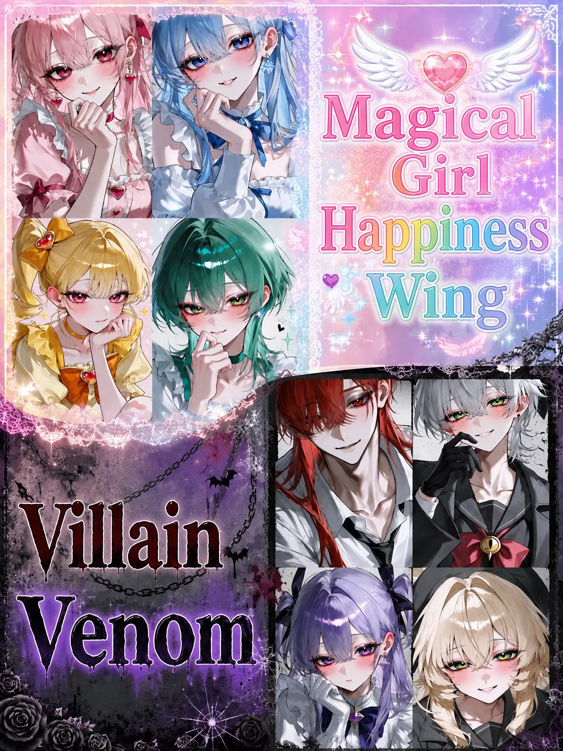 muno_tan의 Magical Girls VS Villains