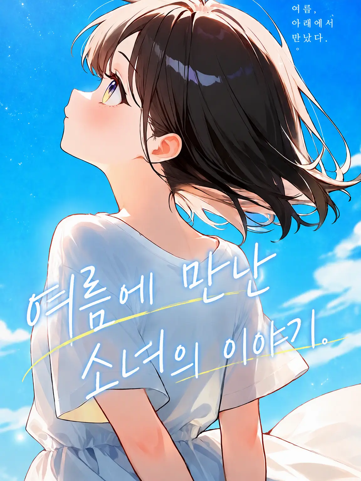 flat_Bcl의 여름에 만난 소녀 이야기.