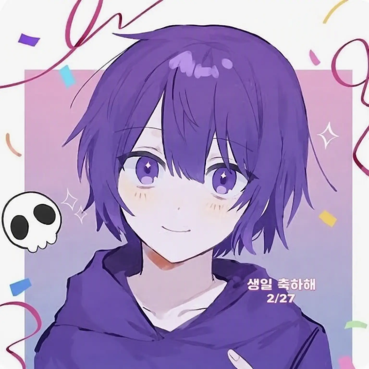 Nitijougumiosi의 ‪🐈‍⬛×💀