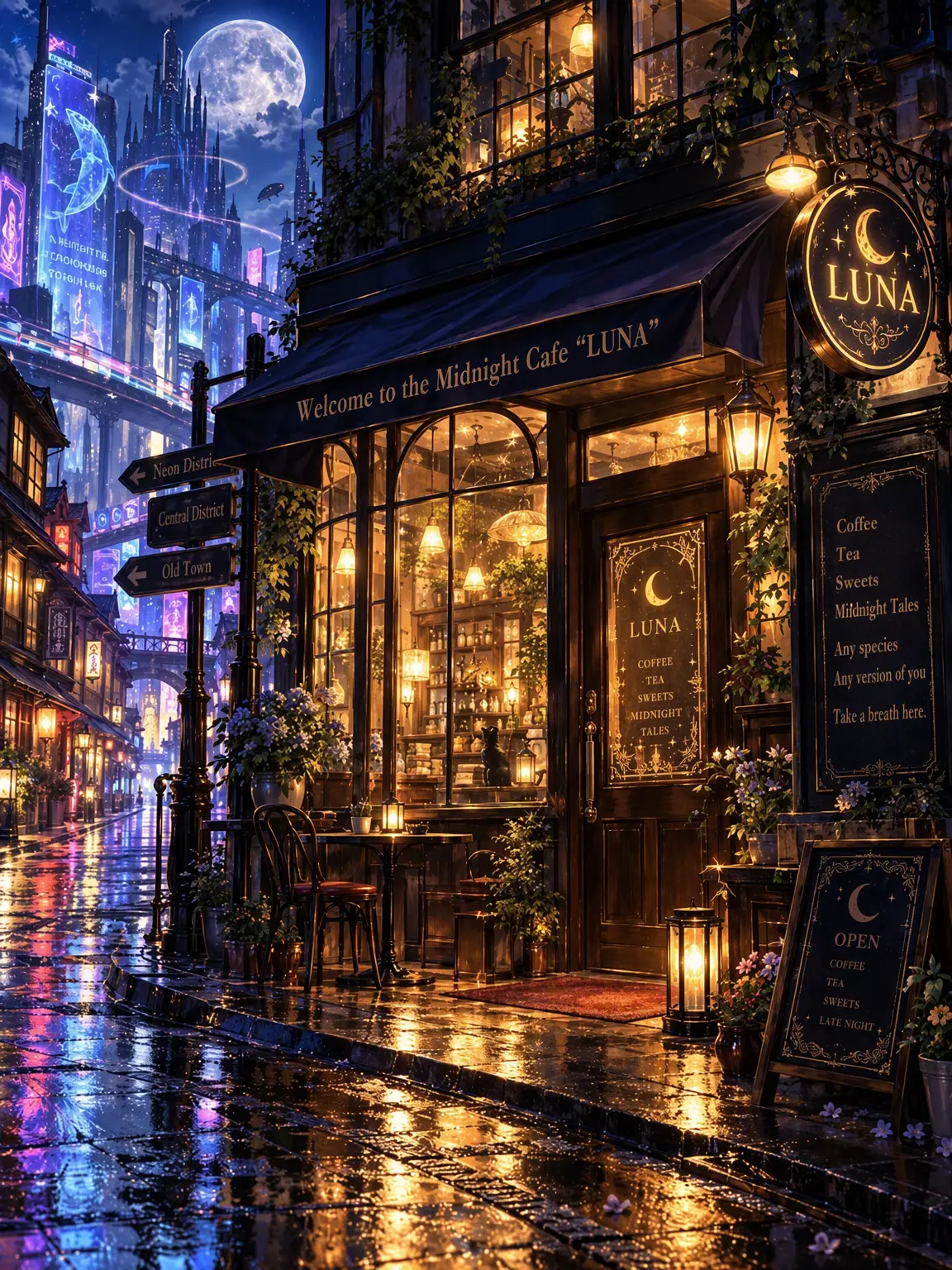 Sakurasaku40의 Welcome to Midnight Cafe LUNA