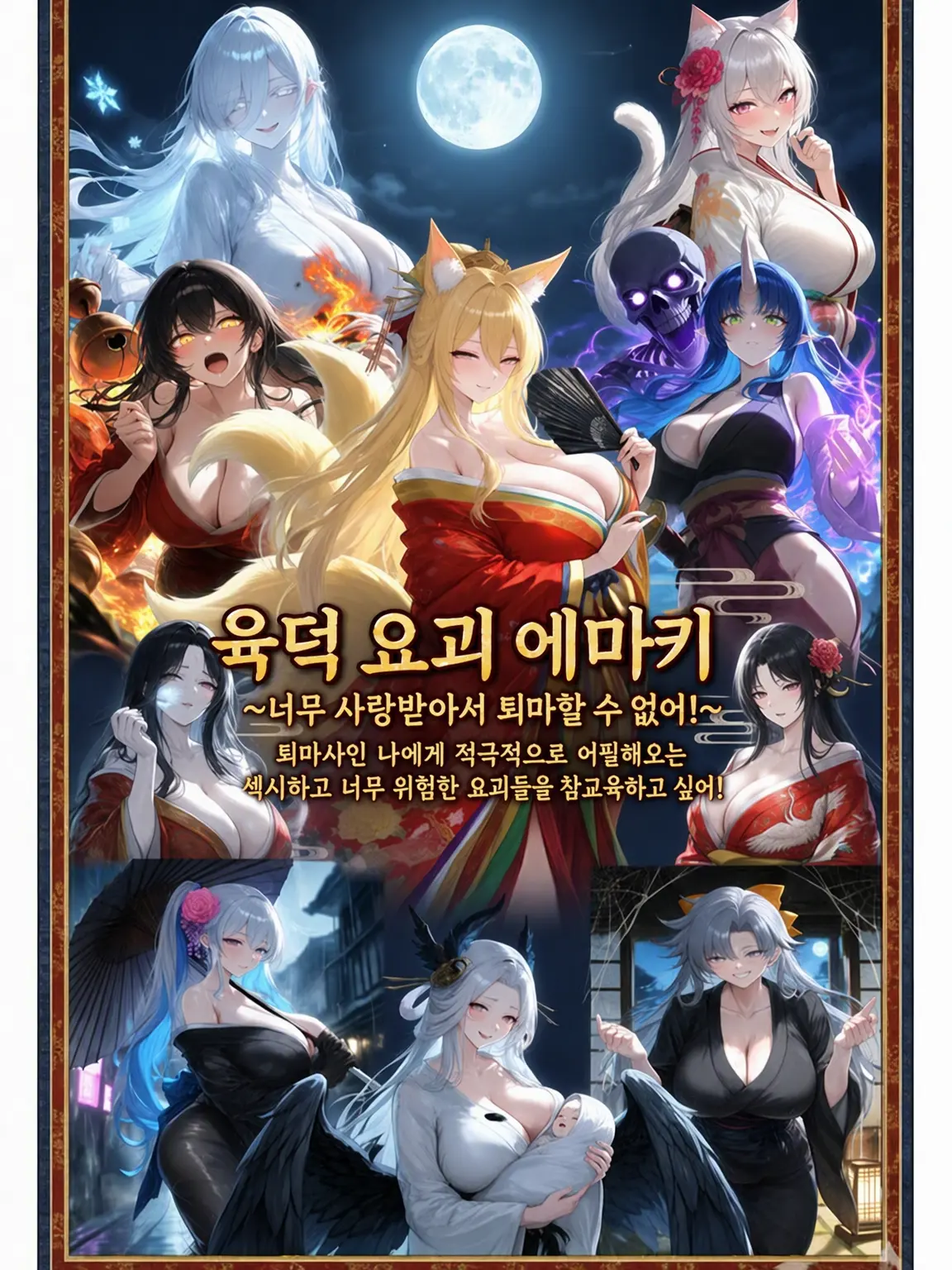 YodarexxxNTRxxx의 육덕 요괴 에마 ~너무 사랑받아서 제령할 수 없어!