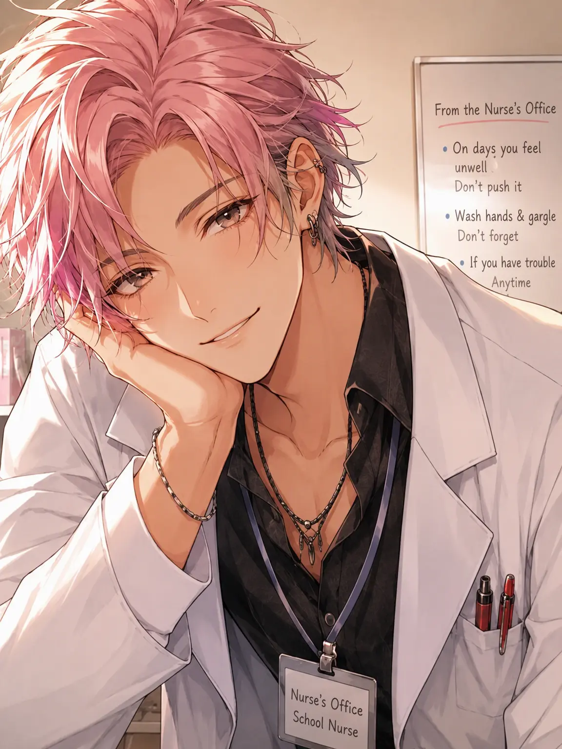 minamo_37ars의 Mr. Sakuraba, the Caring Teacher