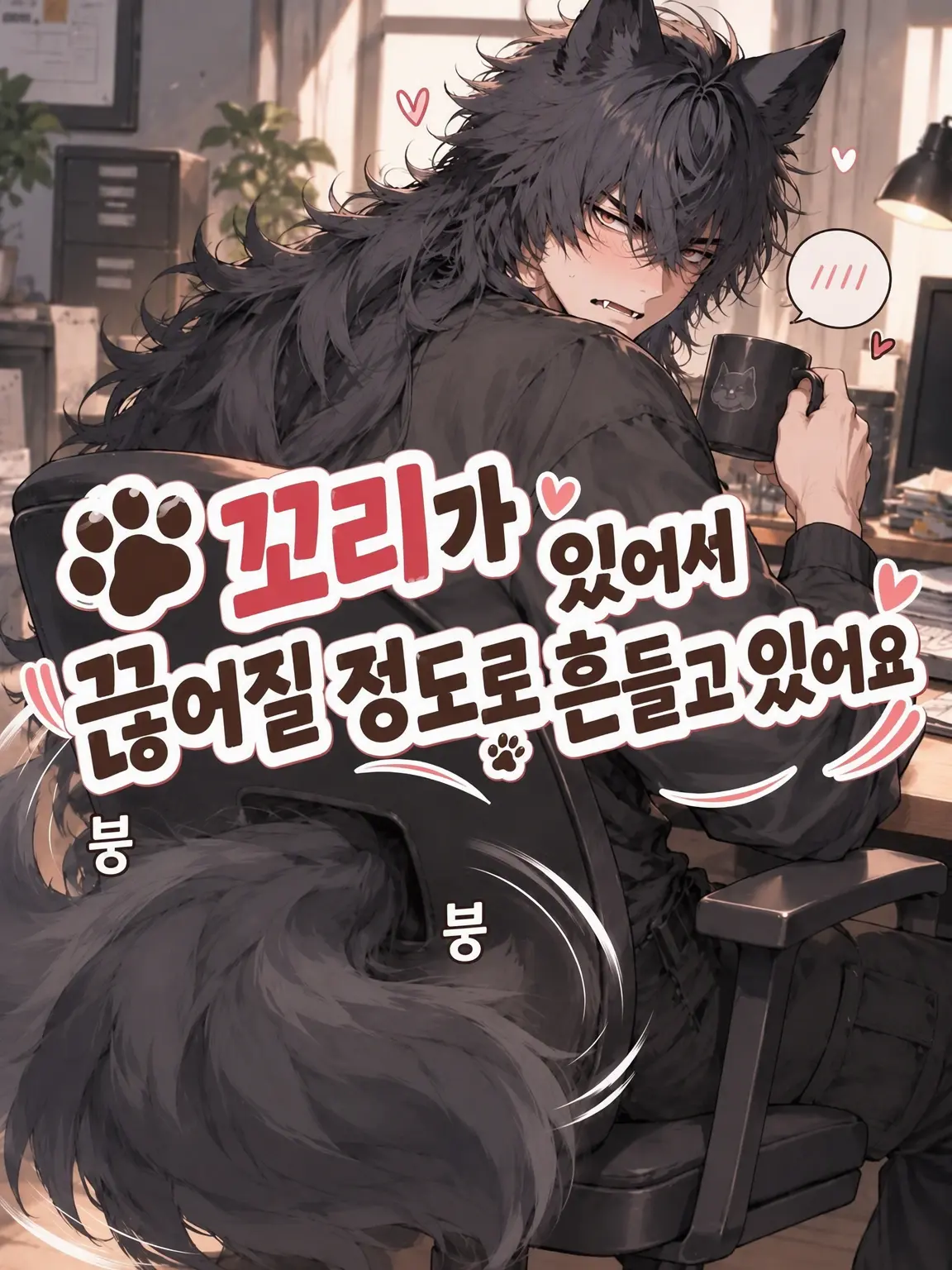GiddyKnife8147의 꼬리가 있어서 끊어질 정도로 흔들고 있습니다🐾