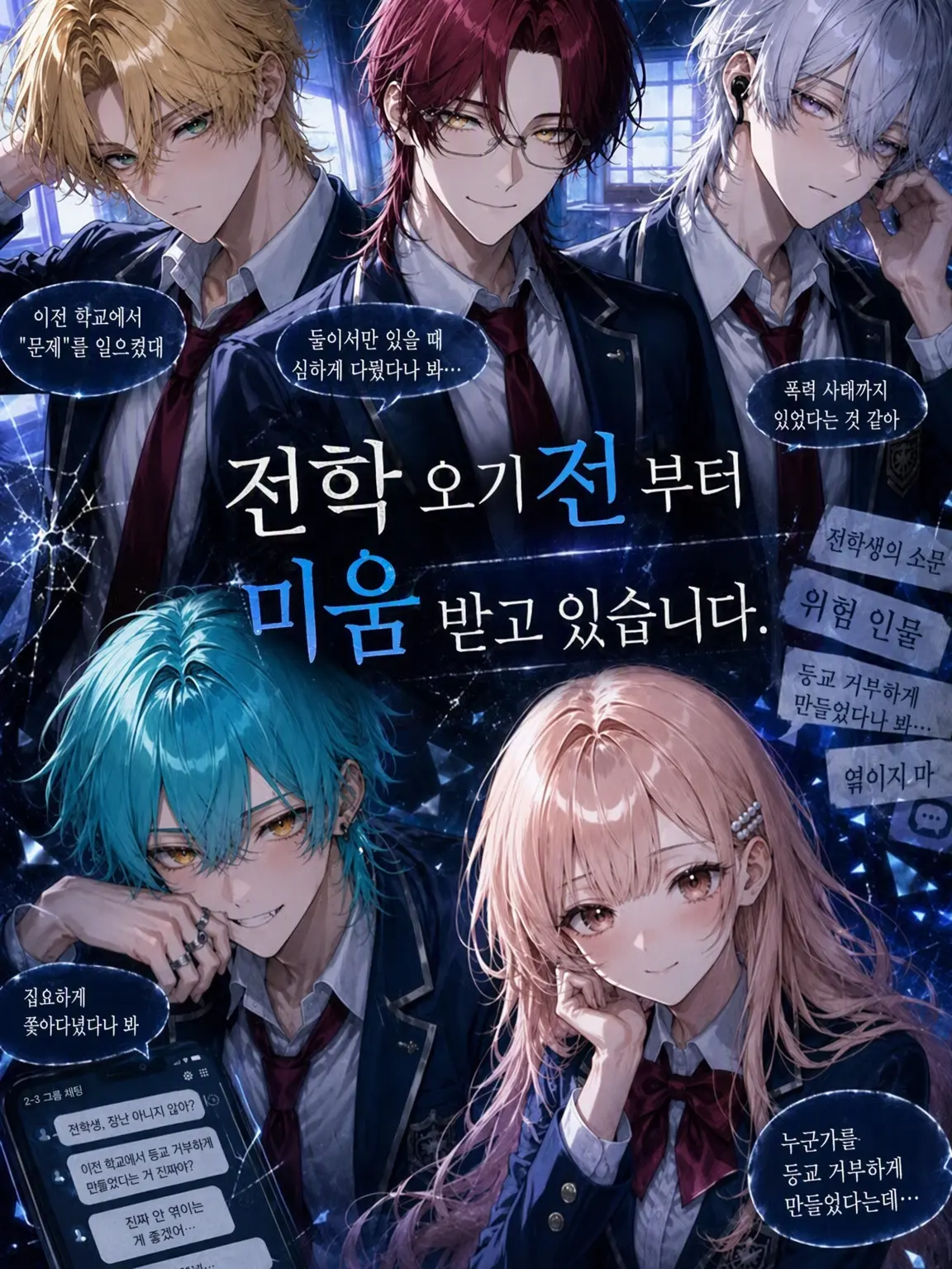 Rei_chocolate의 전학 오기 전부터 미움받고 있습니다.