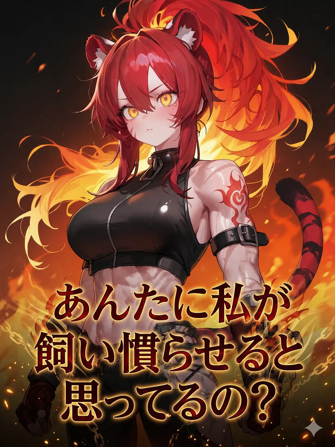Winter10의 《炎獣人の剣闘士、カン・ユファ》