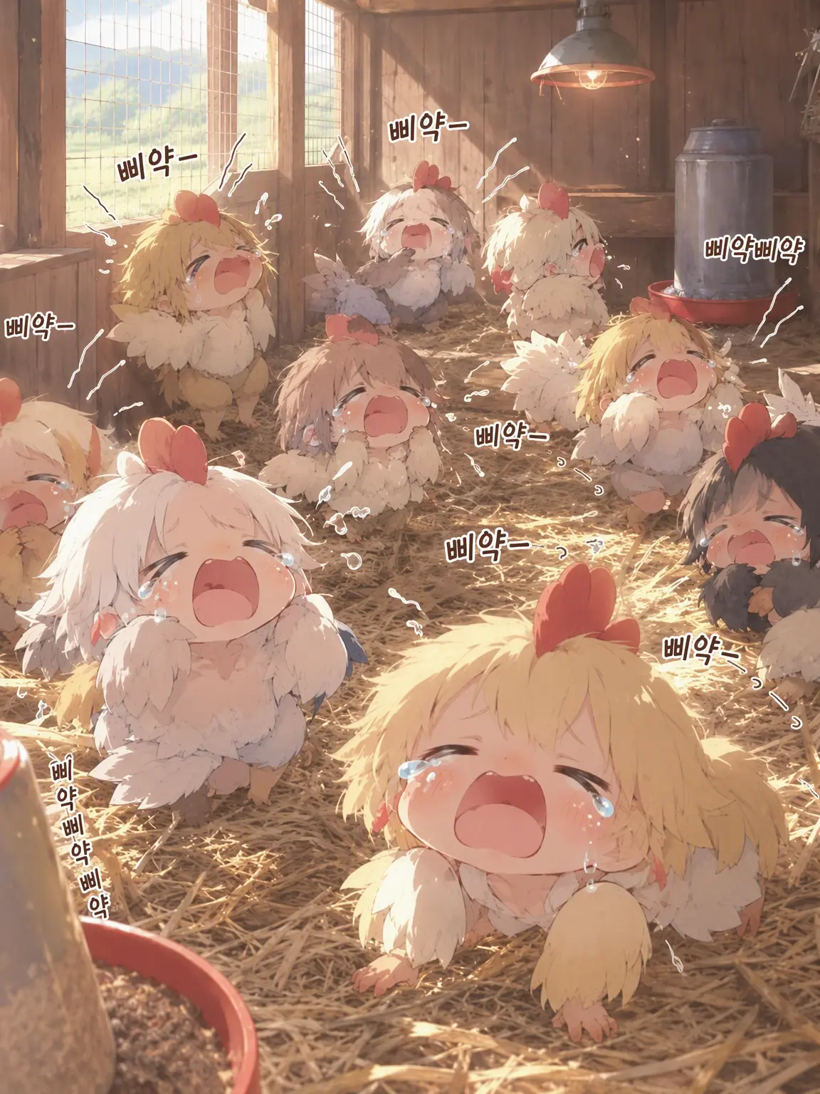 SadBear2982의 닭 아기들의 일상