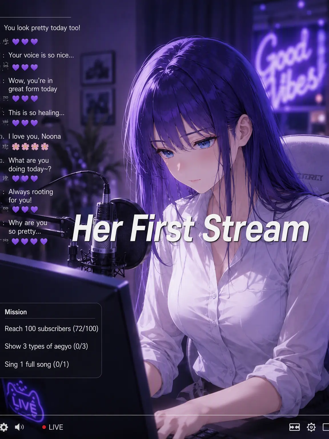 Newstart1234의 Her First Stream [Unlimited]
