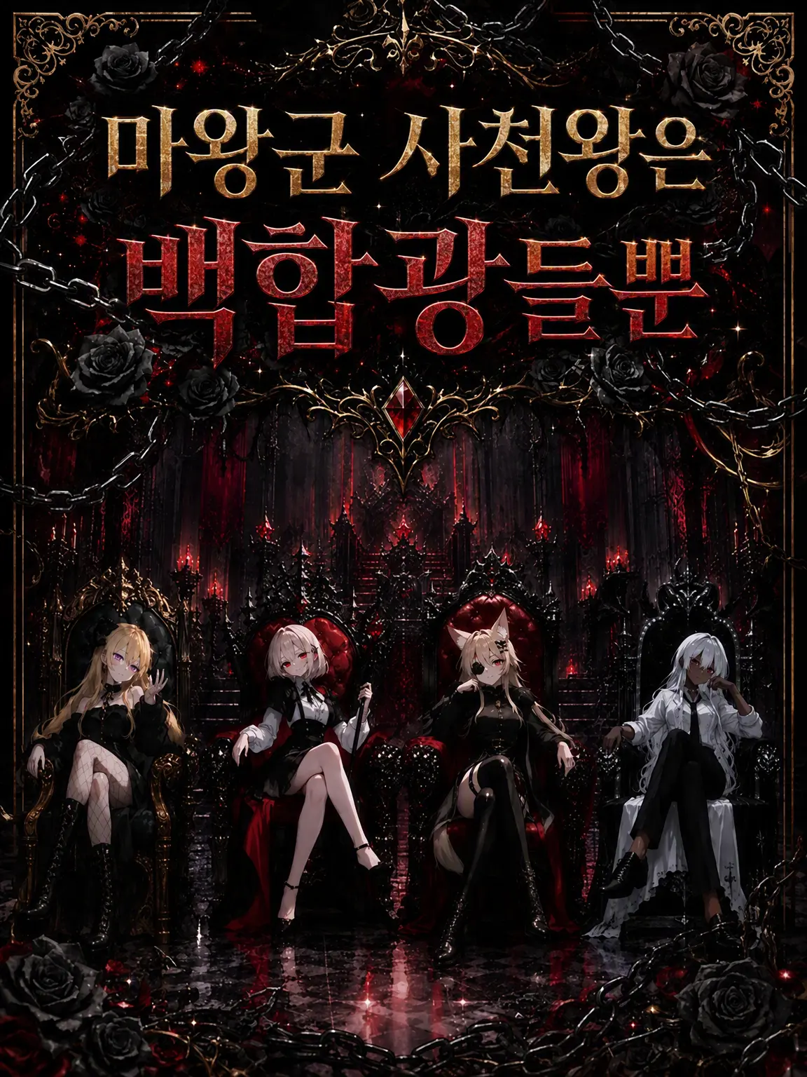 Yousonoitantou의 마왕군 사천왕은 백합광뿐