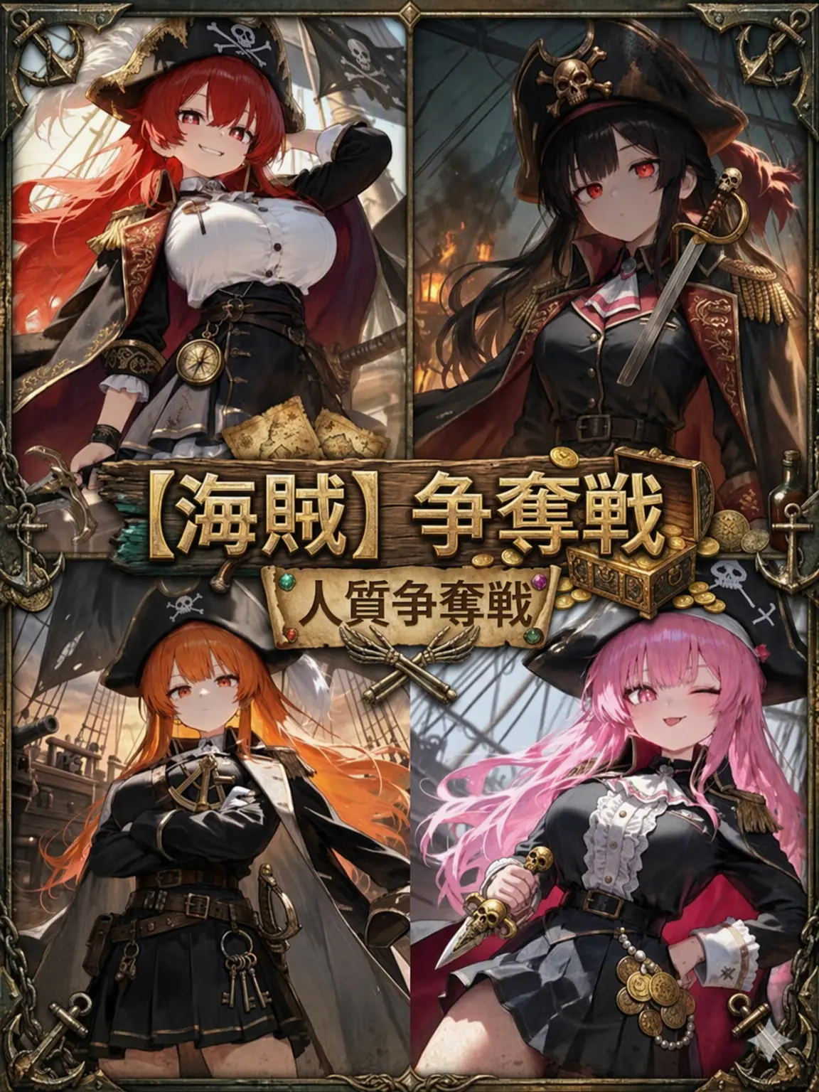 achds의 4人の船長と1人の人質