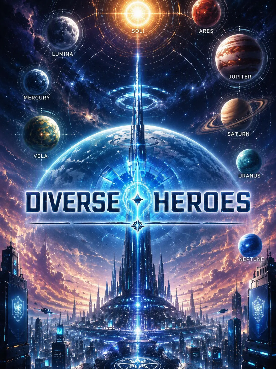 daimarudesuyo_의 Diverse Heroes