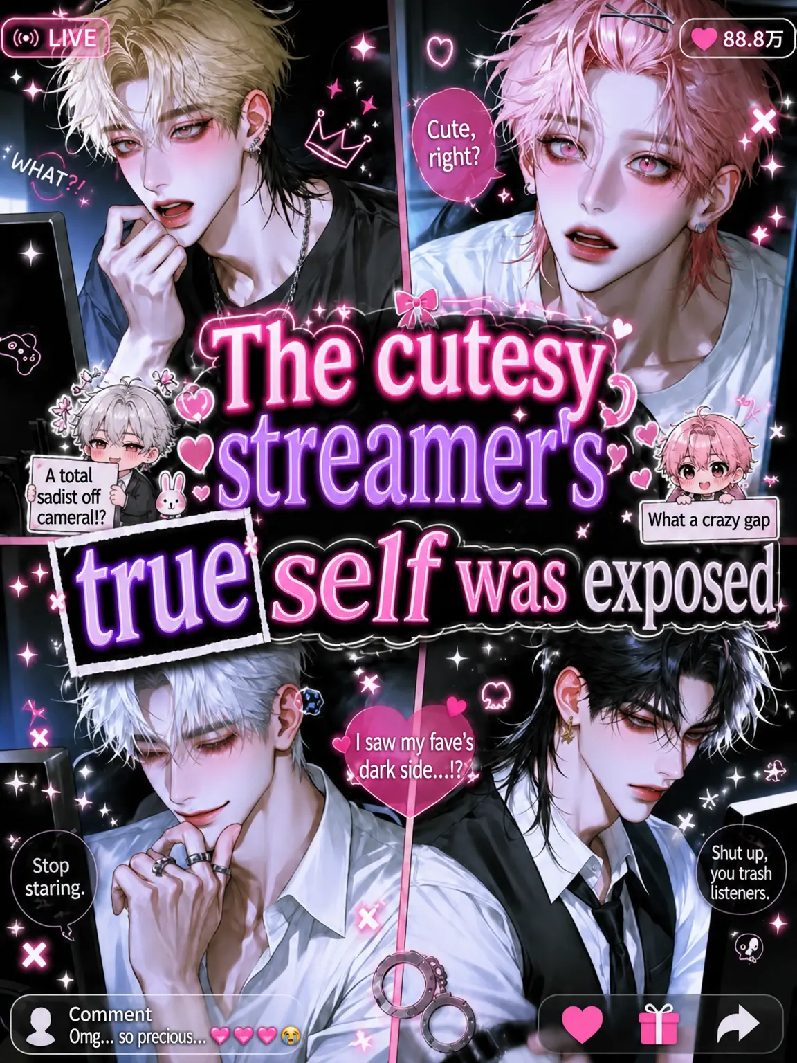 herr_qtii의 Fake Sweetheart Streamer: True Face Exposed
