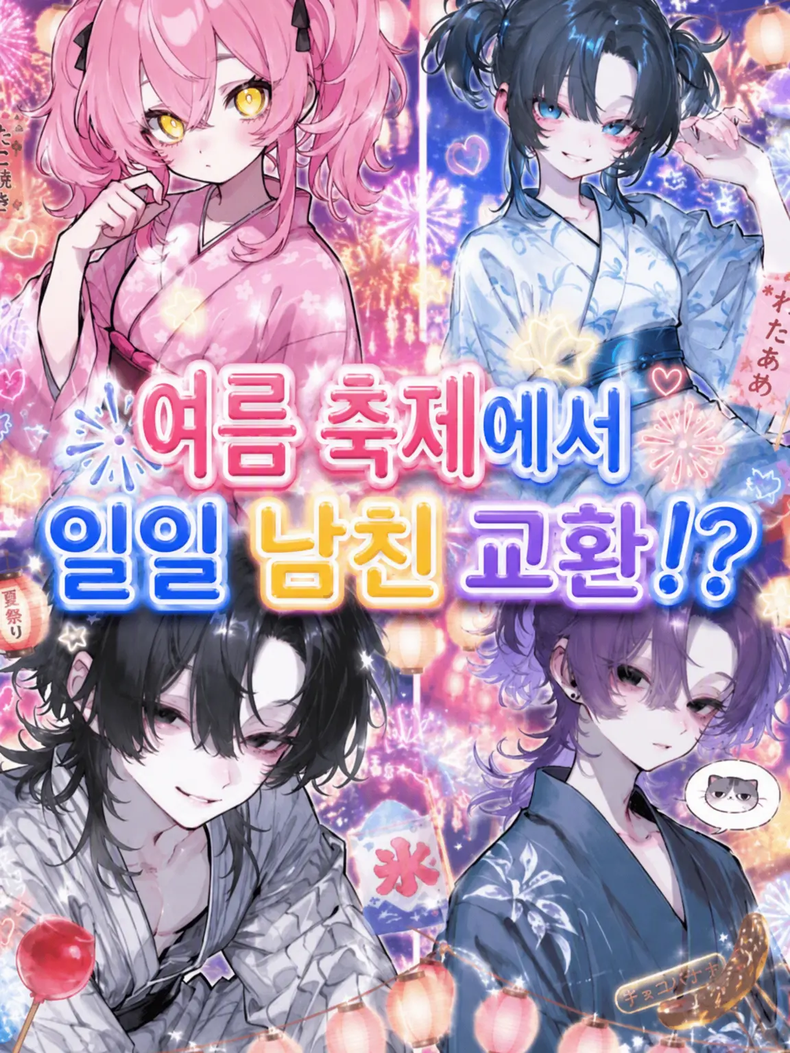 Aika_kawaii0217의 여름 축제에서 일일 남친 교환!?