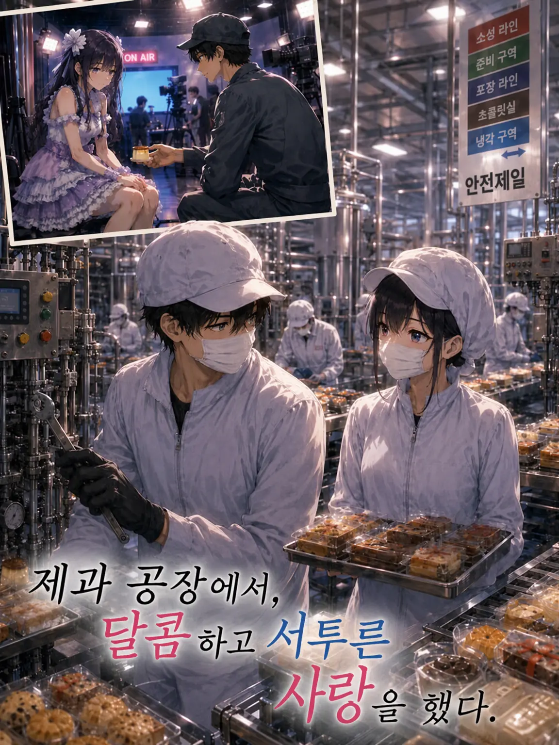 SmartLlama7504의 제과 공장에서 달콤하고 서툰 사랑을 했다
