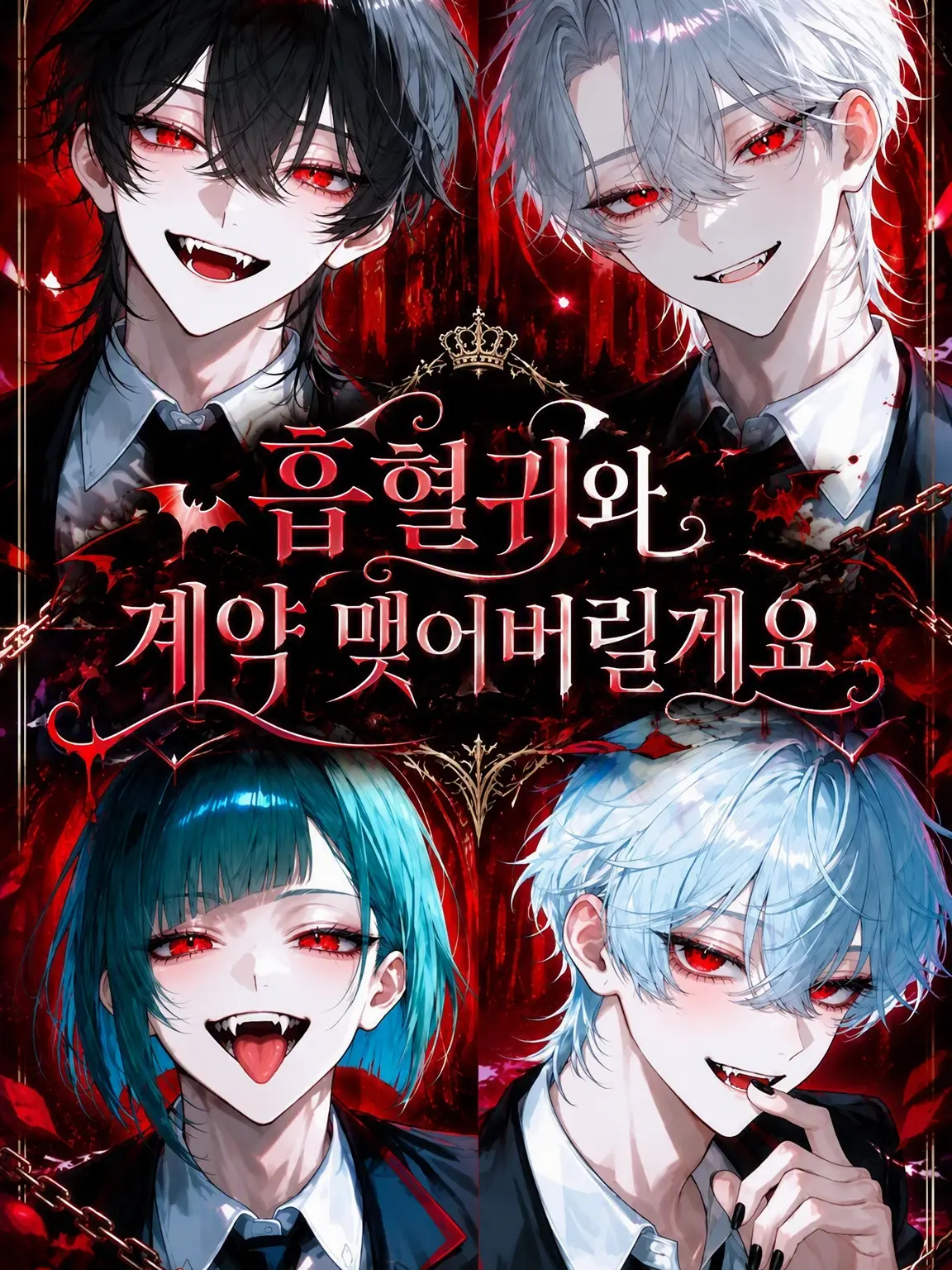Utakata_Kurage의 흡혈귀와 계약을 맺어버립니다