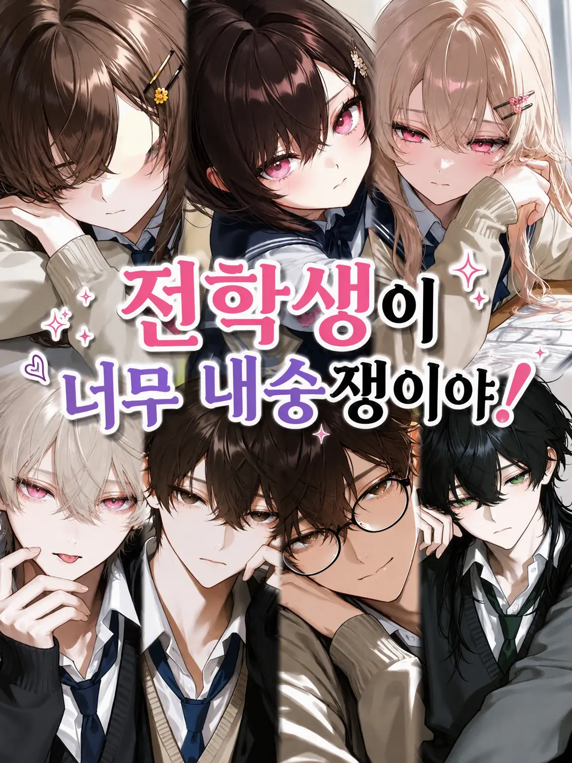 lamen0.0의 전학생이 너무 내숭이야!
