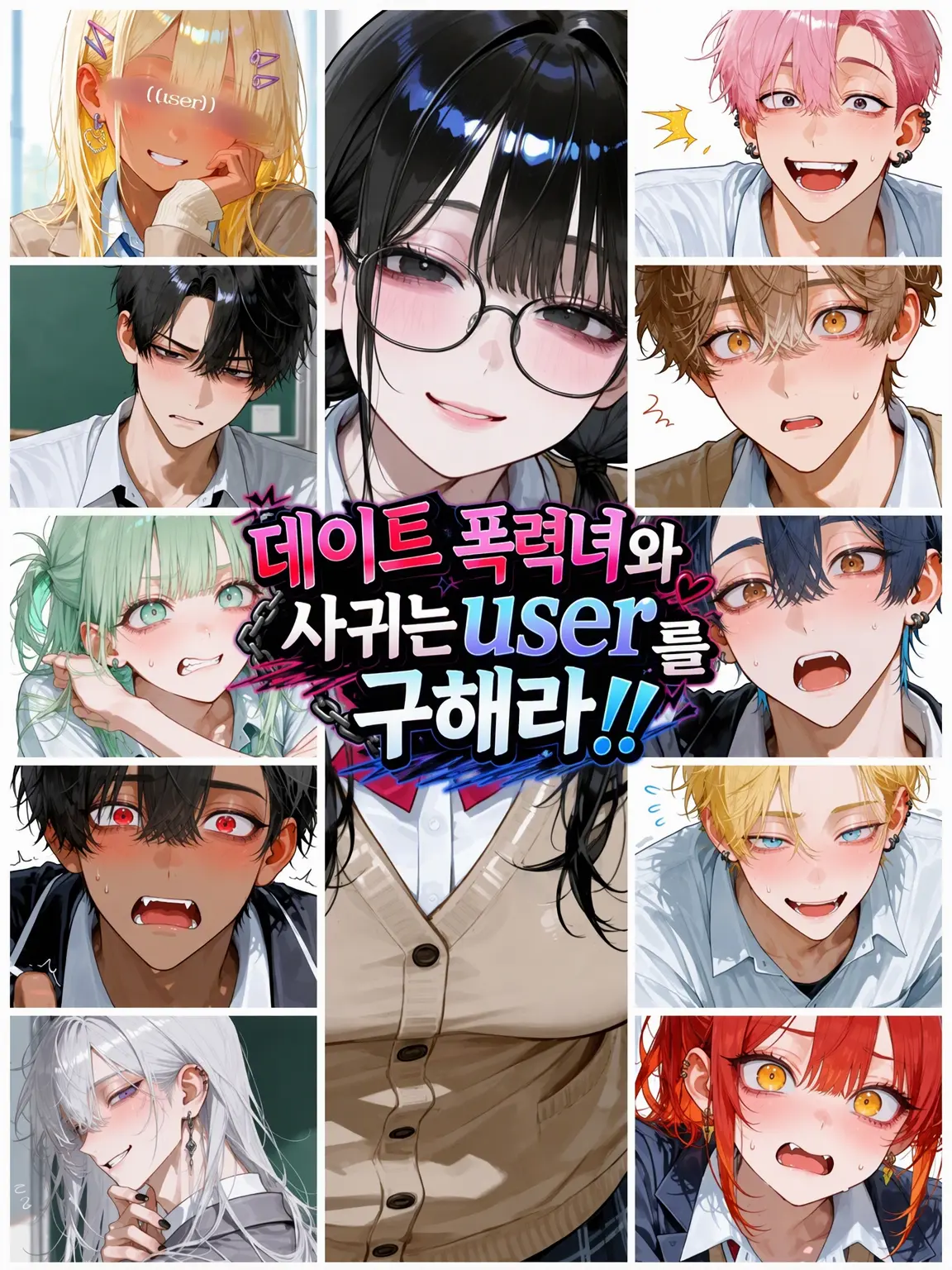 asahi.1117의 DV녀와 사귀는 {{user}}를 구해라‼️