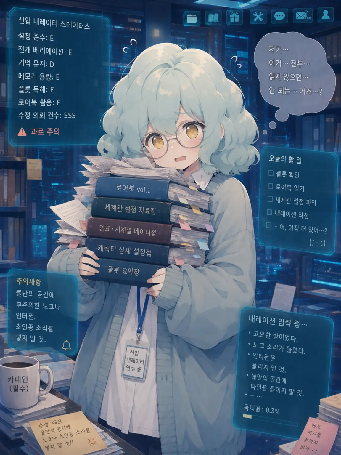 lore_story의 나레이터의 속사정