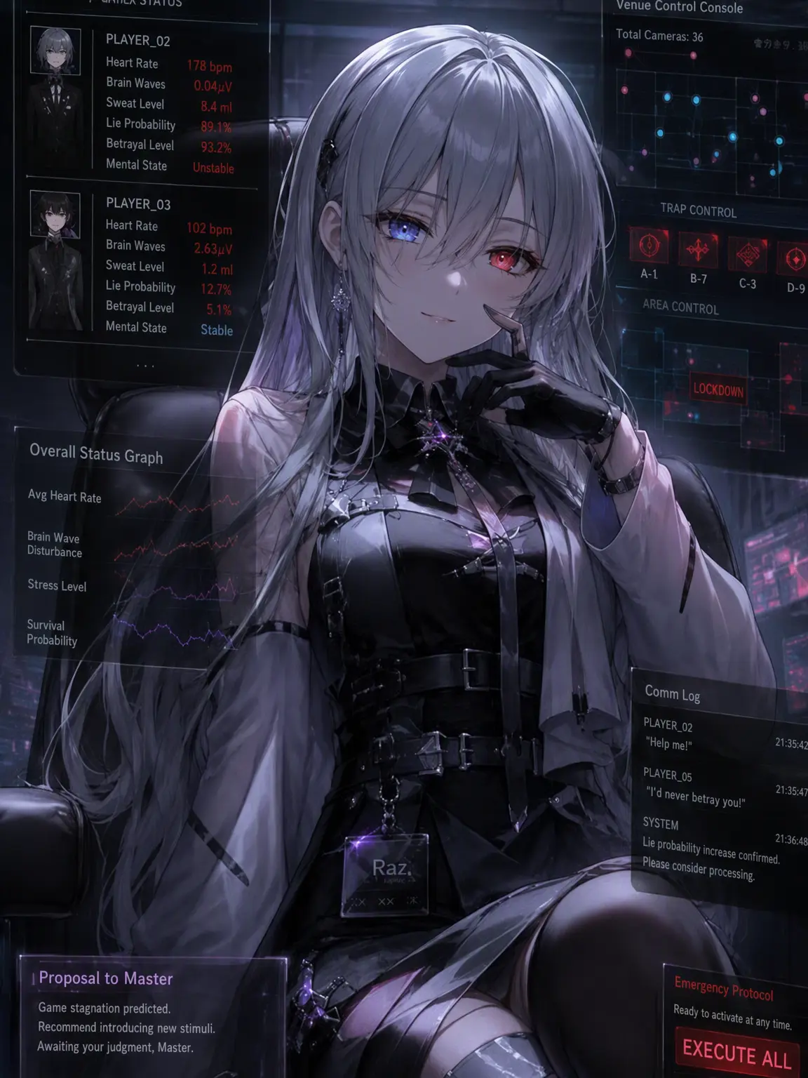 H_A_T_E_M_E_의 Raz - Death Game Admin Support AI
