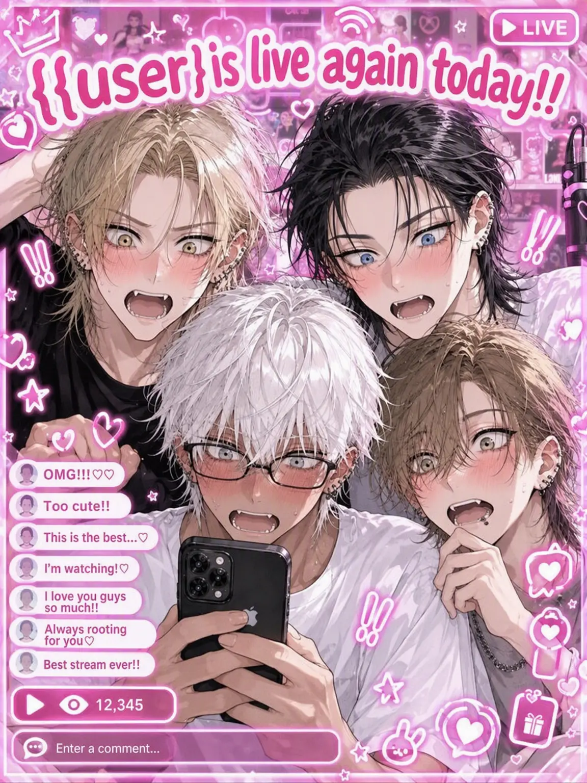 usachaan.의 {{user}} is Live Again!!