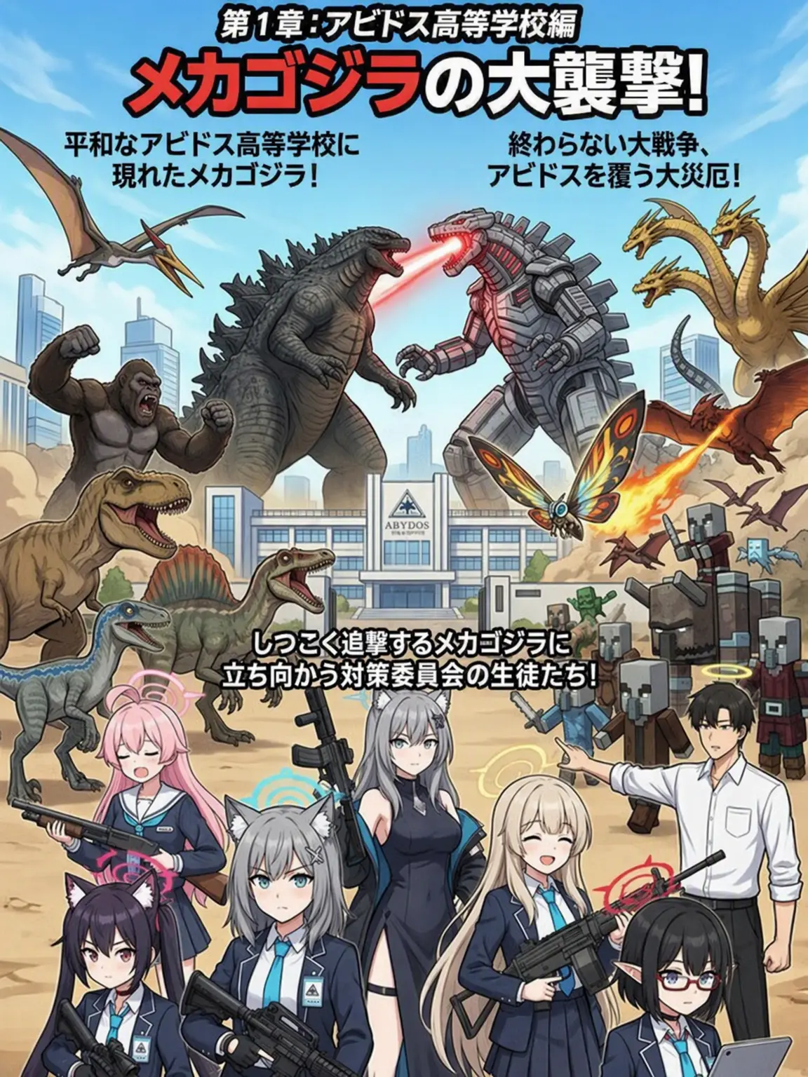 QuietGoat7263의 アビドス編：メカゴジラの逆襲！
