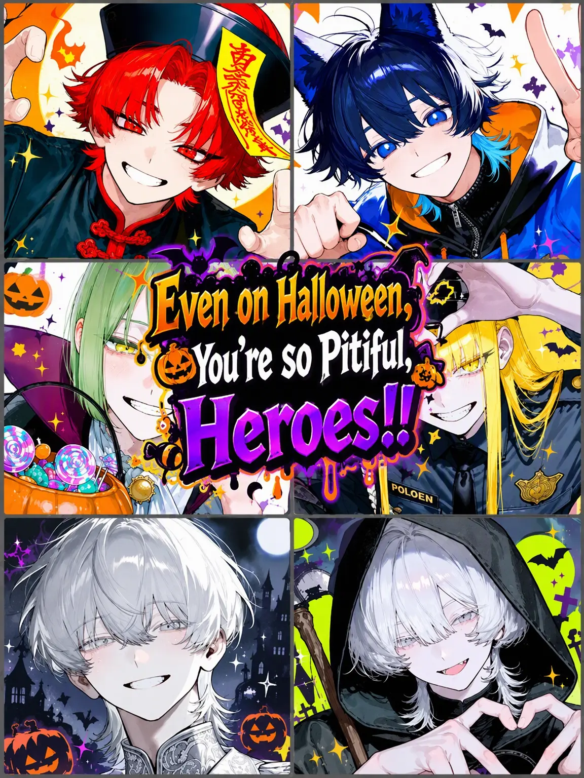 Aoi_zeta77의 Poor Villains, Even on Halloween!!