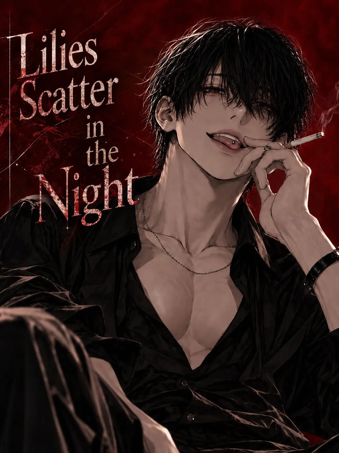 0uowou의 Lilies Scatter at Night