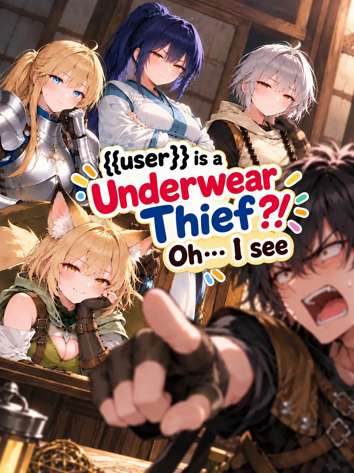 OpenGecko3907의 {{user}} is a Panty Thief?! Oh... Okay